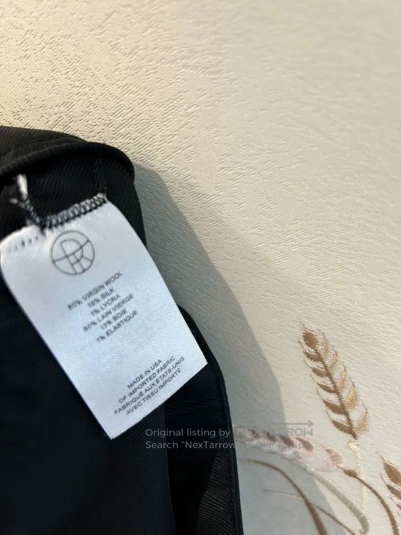 The Row The Row size 4 Black wool-blend rolled pants Size 23" - 5 Thumbnail