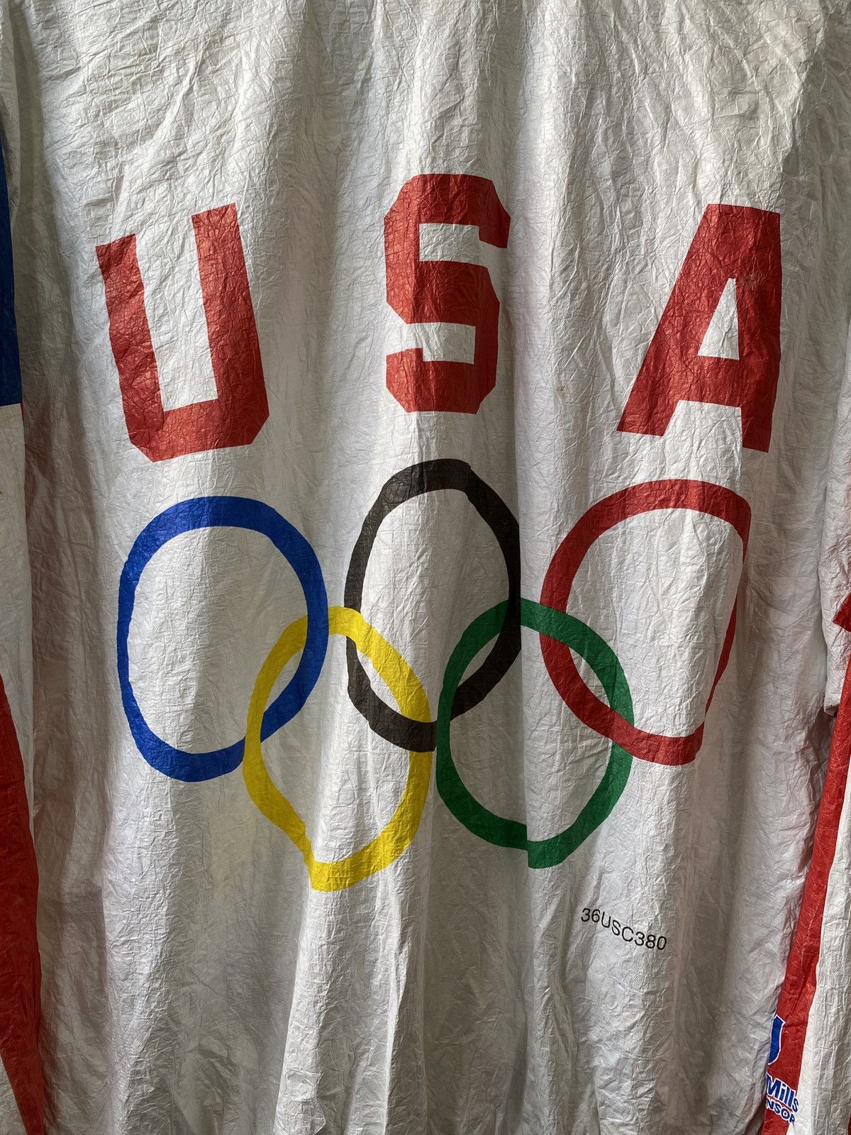 USA Olympics × Vintage Vintage 80s USA Olympics Zipper Jacket Size US XL / EU 56 / 4 - 8 Thumbnail