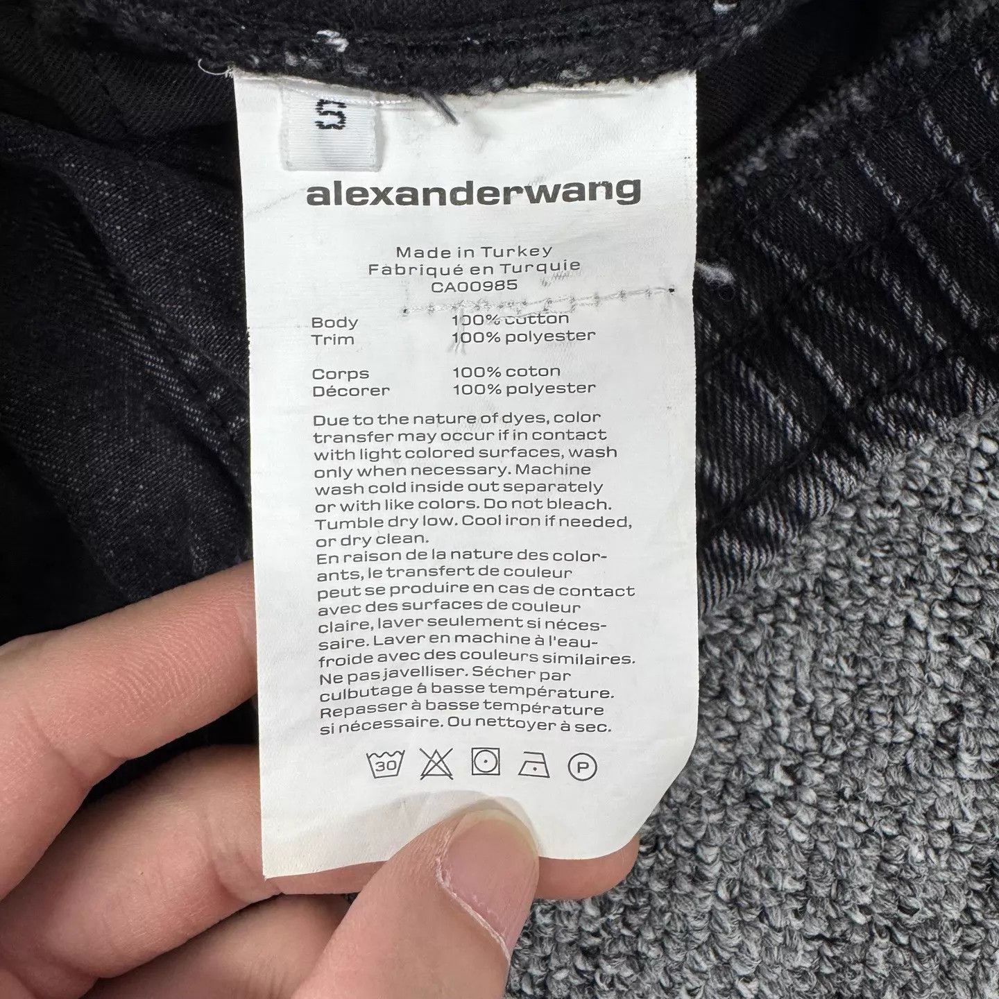 Alexander Wang Alexander Wang W.Black Side Webbing Logo Jeans S Size US 30 / EU 46 - 6 Thumbnail