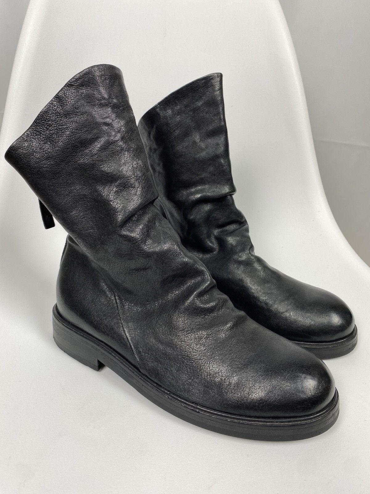 Halmanera Halmanera Handmade Boots Genuine Leather Ankle Zip size 37 Size US 7 / IT 37 - 1 Thumbnail