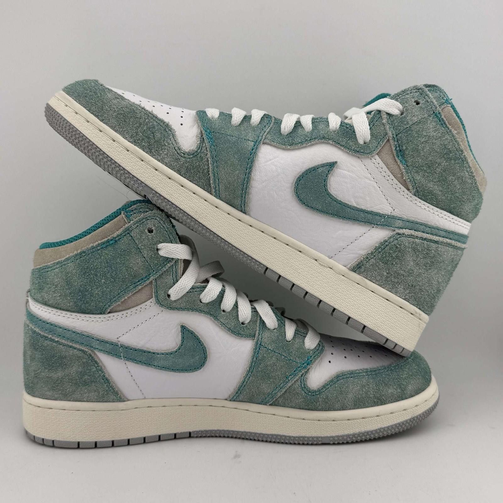 Jordan Brand Jordan 1 Turbo Green 7Y Used No Box 575441-311 Size US 7 / EU 40 - 5 Thumbnail