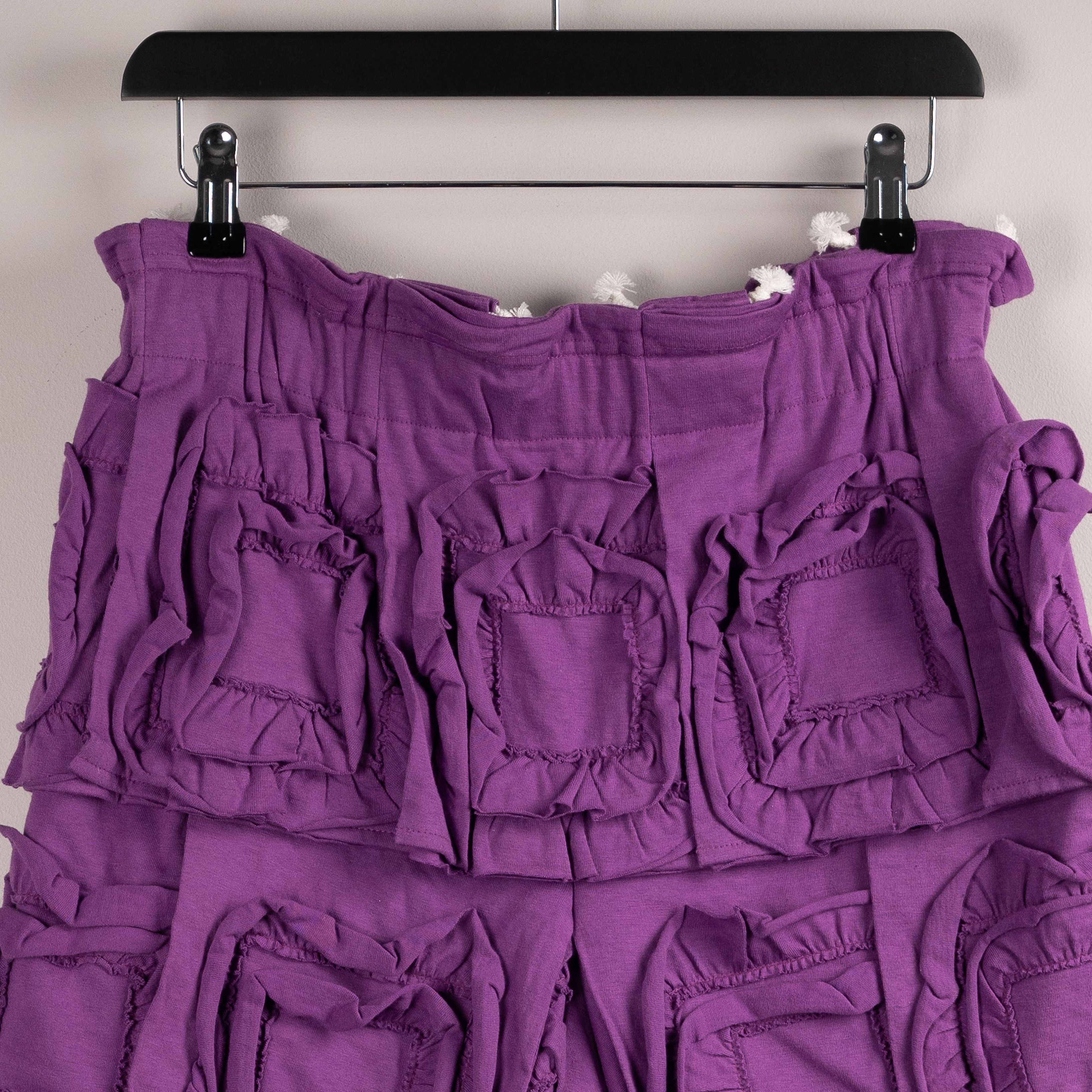 Comme des Garcons Comme Des Garçons SS08 Layered Shorts Purple Size 28" / US 6 / IT 42 - 6 Thumbnail