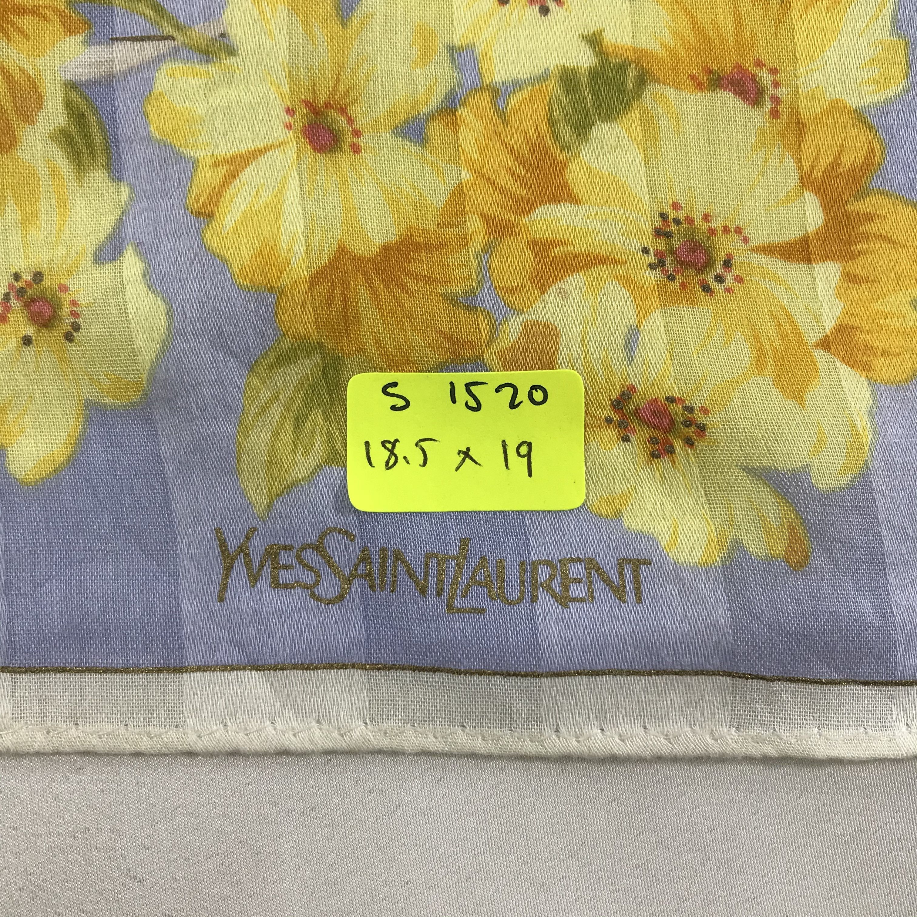 Vintage × Yves Saint Laurent Yves Saint Laurent Bandana / Handkerchief/Neckerchief -S1520 Size ONE SIZE - 5 Thumbnail