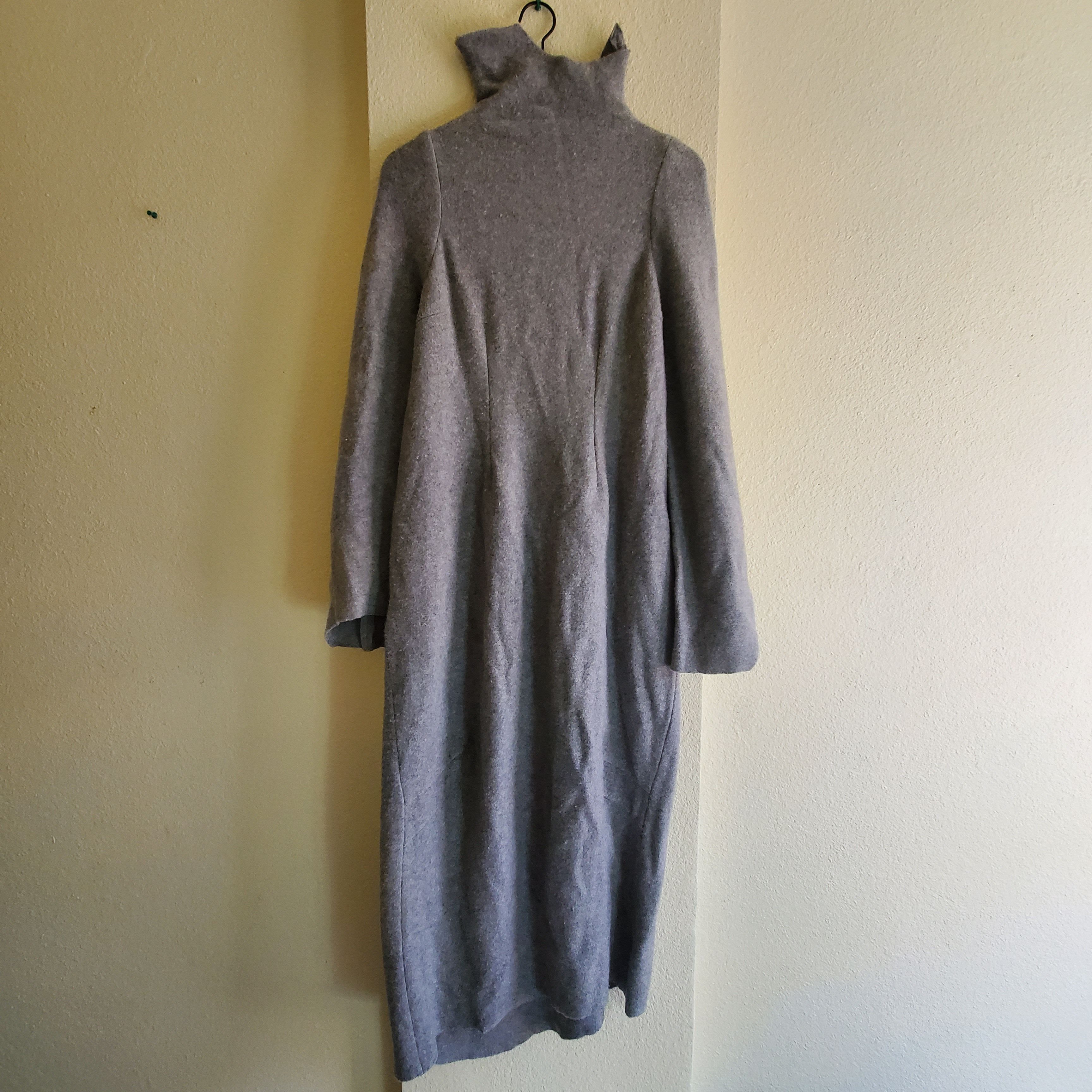 image of H&m Wool Dress in Grey, Women's (Size Small)