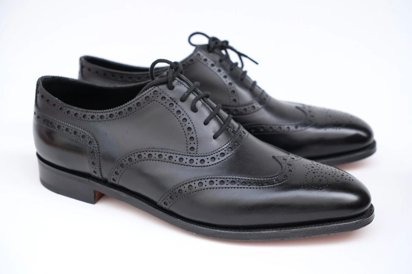 John Lobb New John Lobb Stowey Black Oxford EU 41.5 UK 7.5 / US 8.5 Size US 8.5 / EU 41-42 - 2 Thumbnail