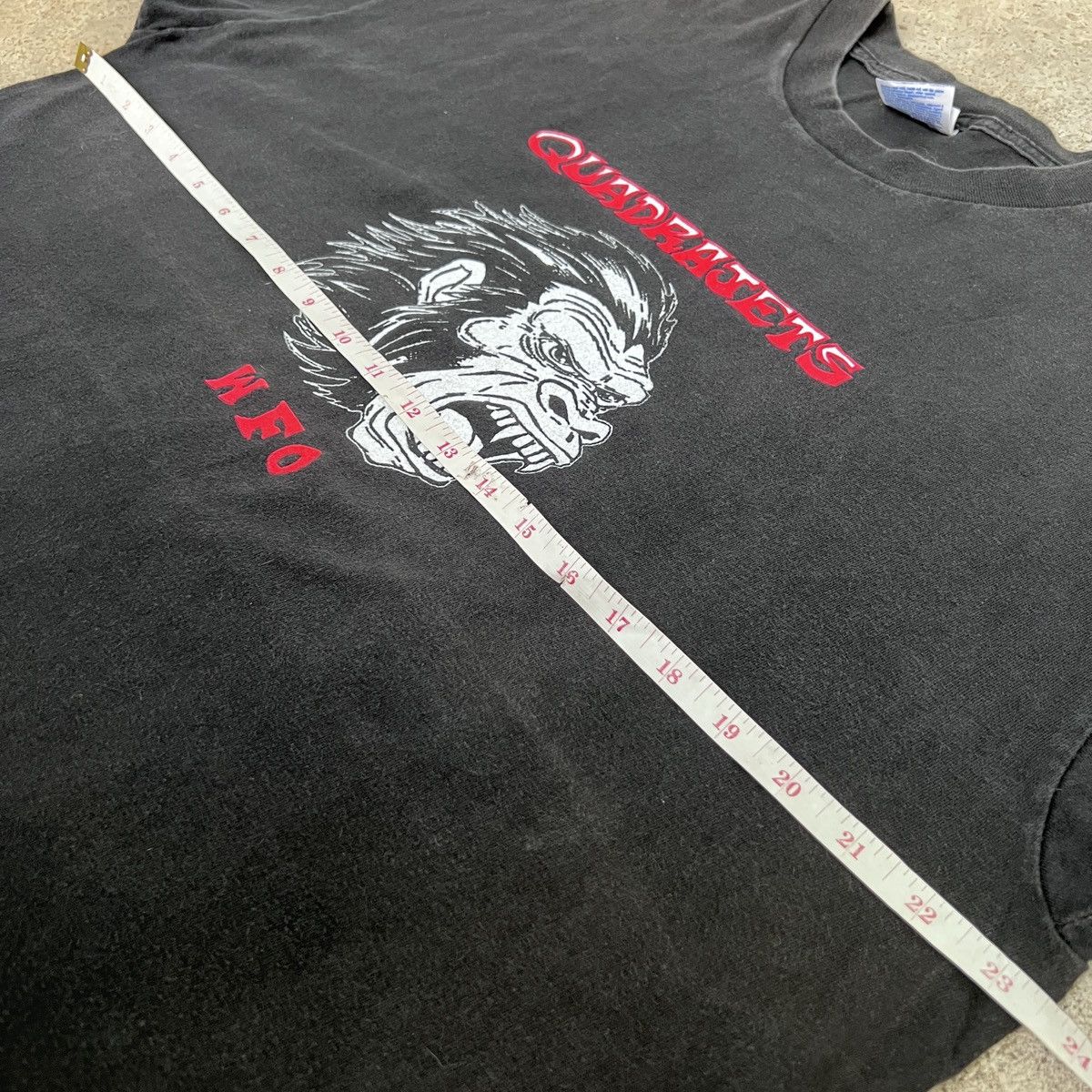 Band Tees Vintage 90s Quadrajets Faded garage punk Art by Alan Forbes Size US XL / EU 56 / 4 - 7 Thumbnail