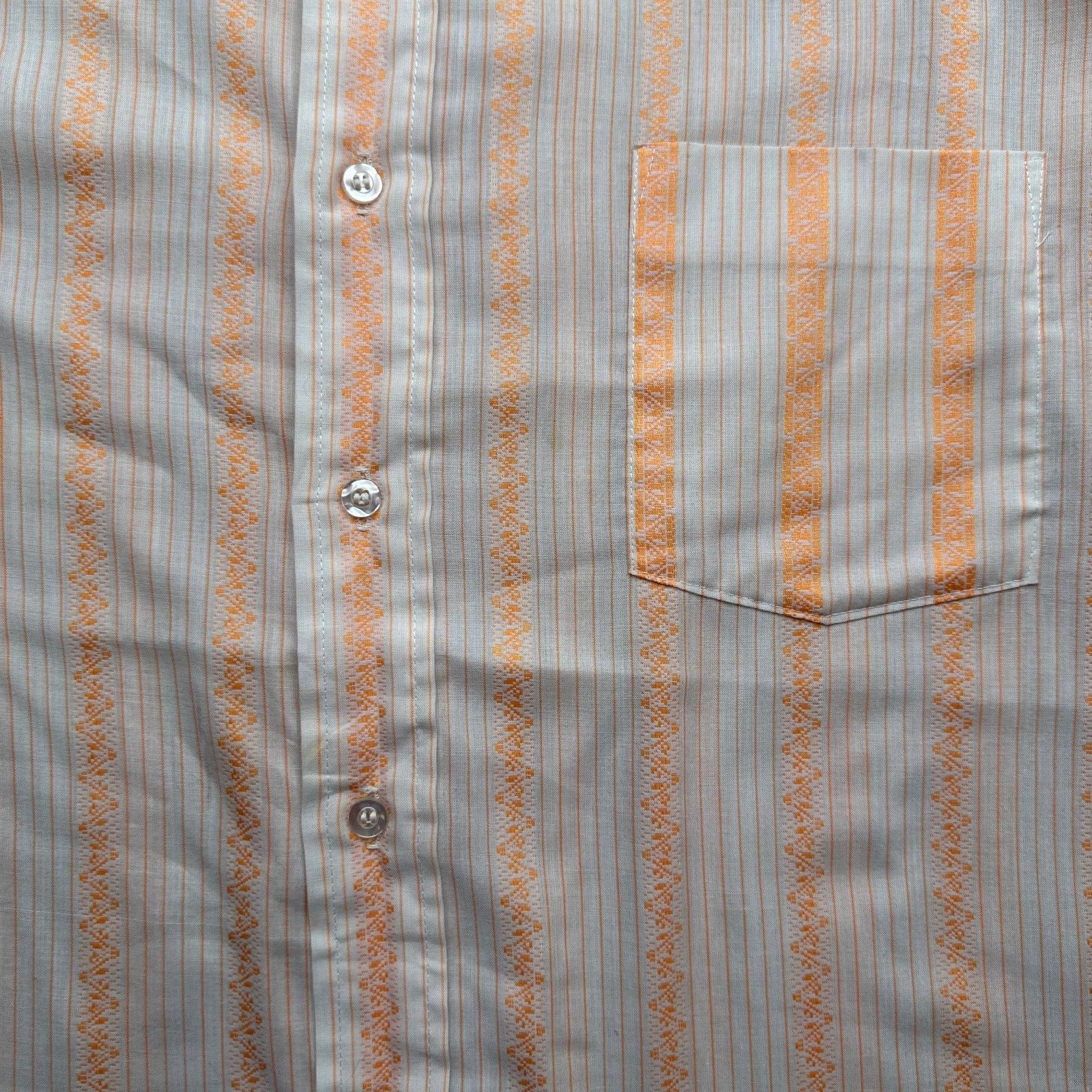 Arrow Vintage 70s Arrow Sanforized Button Shirt Mens 17 XL Size US XL / EU 56 / 4 - 10 Thumbnail