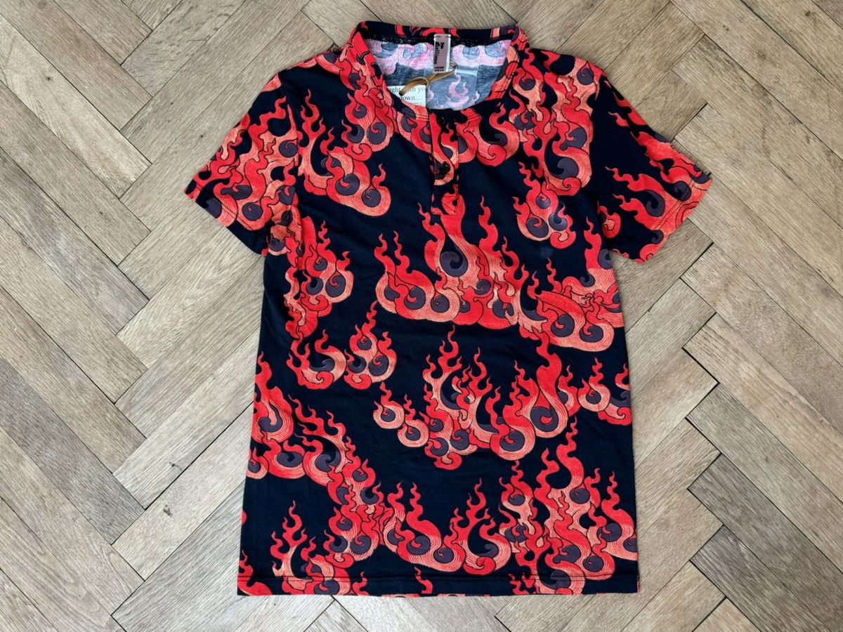 John Galliano Galliano Fire Flame T-Shirt S Size US S / EU 44-46 / 1 - 1 Thumbnail