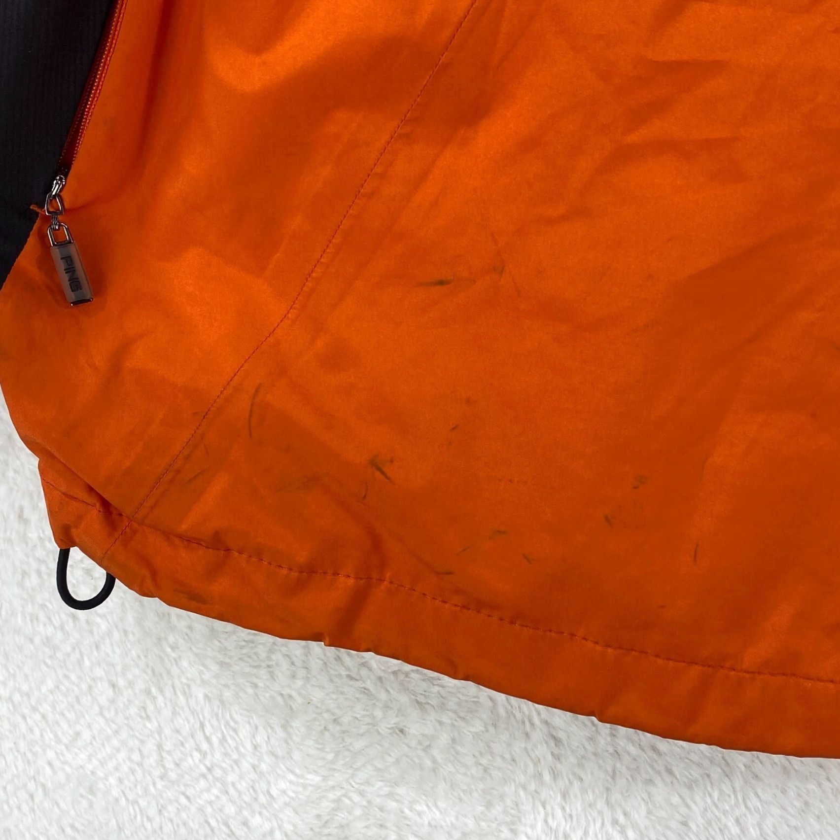 Vintage Ping Mens XL 1/4 Zip Pullover Windbreaker Golf Jacket Orange Black With Pockets Shirt Mens XL Ping Windbreaker Golf Jacket Orange/Black With Pockets Size US XL / EU 56 / 4 - 4 Thumbnail