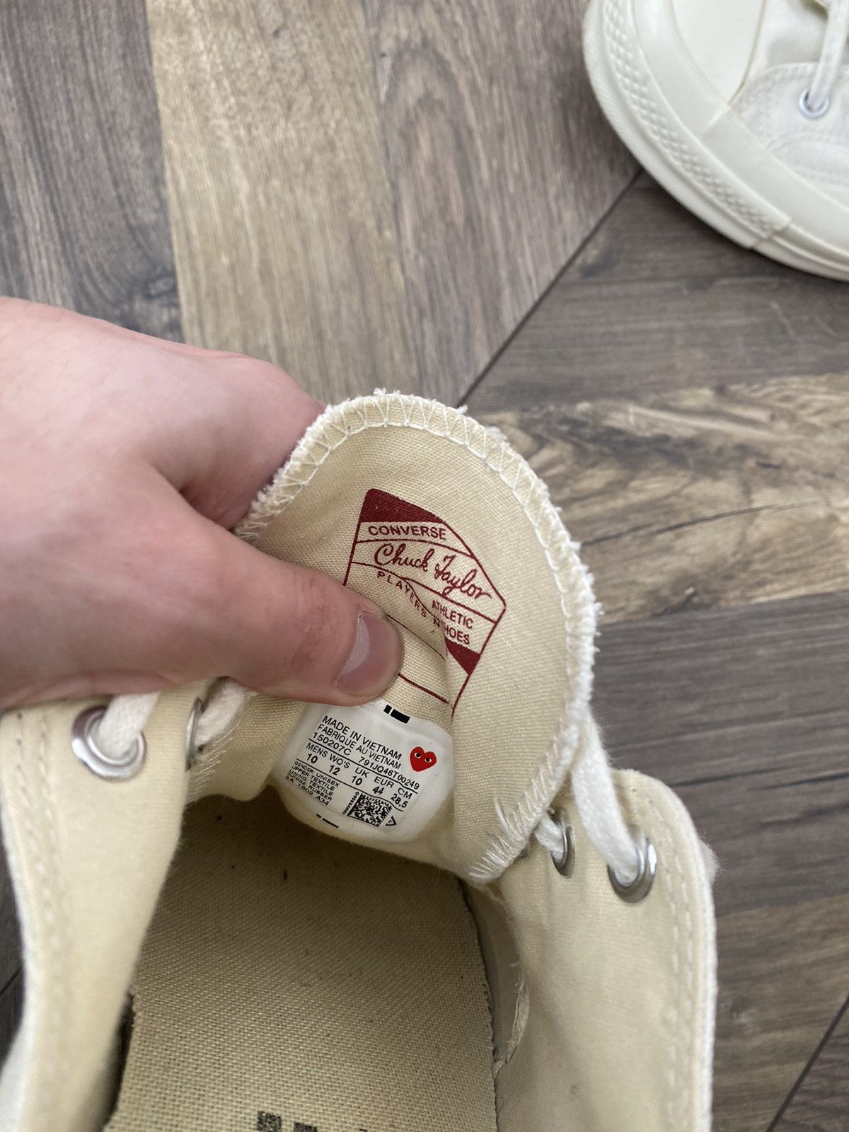 Comme des Garcons × Converse Comme des Garçons PLAY x Converse All Star Sneakers Size US 10 / EU 43 - 13 Thumbnail