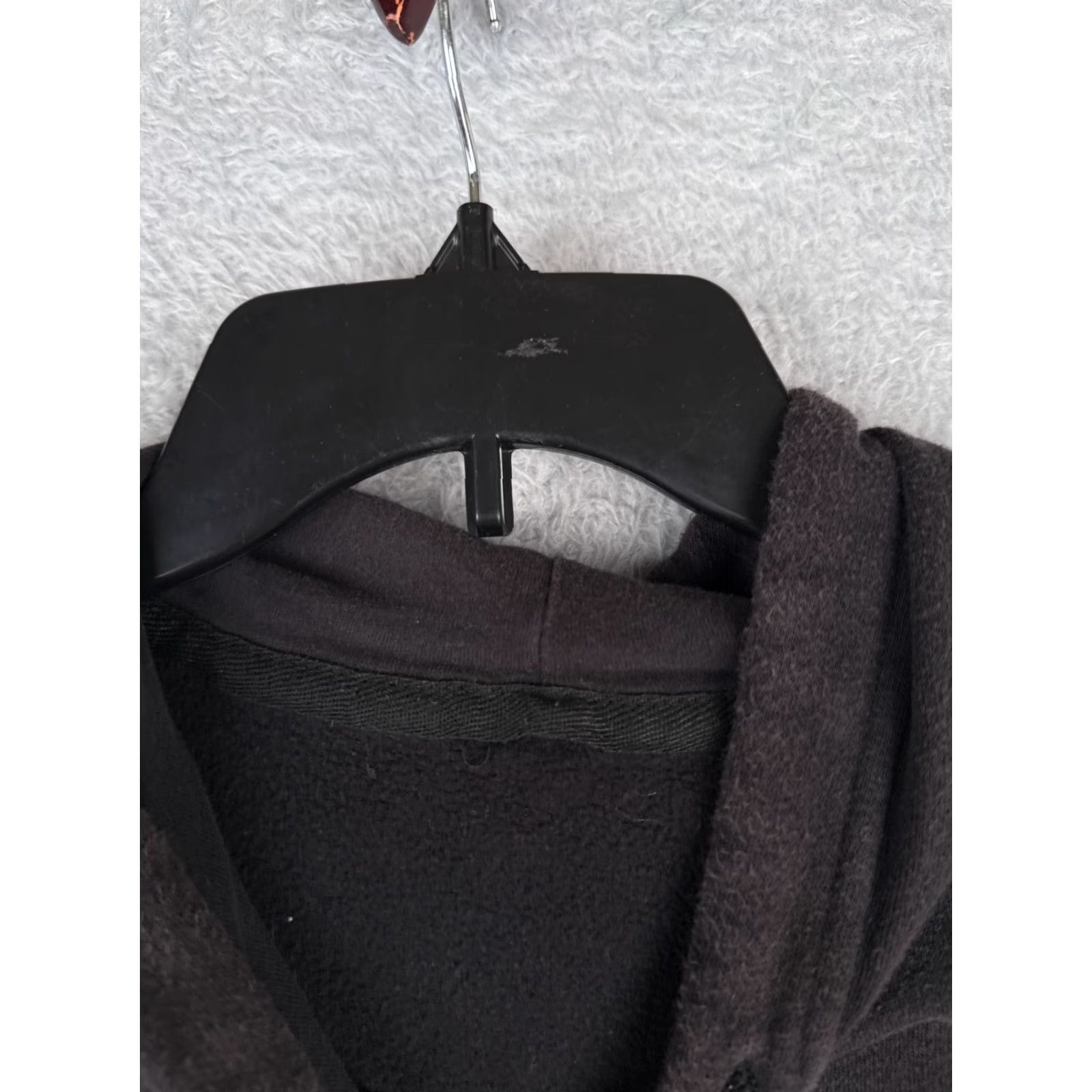 The North Face The North Face Hoodie Womens Large Black Pullover Jersey Fabric Pocket Logo Crew Neck Long Sleeve Lightweight Regular Etam? Size L / US 10 / IT 46 - 7 Thumbnail