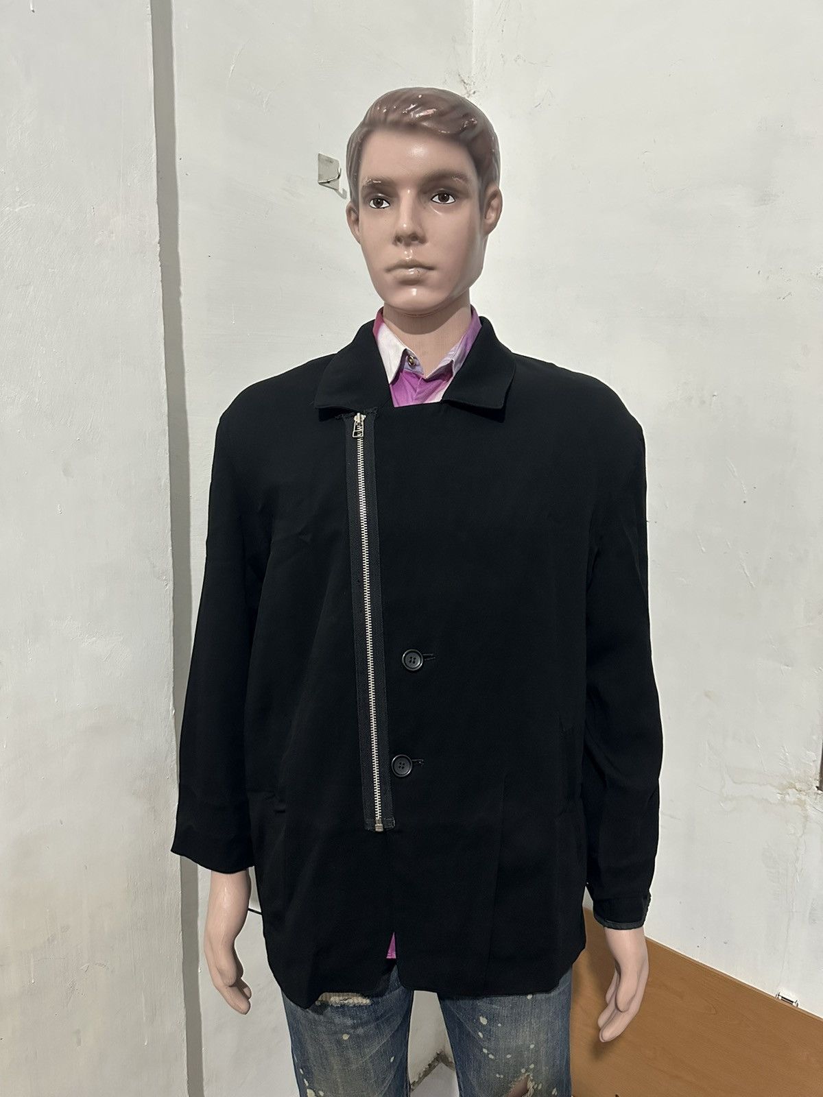 Issey Miyake Rare!!! Archives Issey Miyake Tsumori Chisato Zipped Blazers Size 38S - 1 Thumbnail