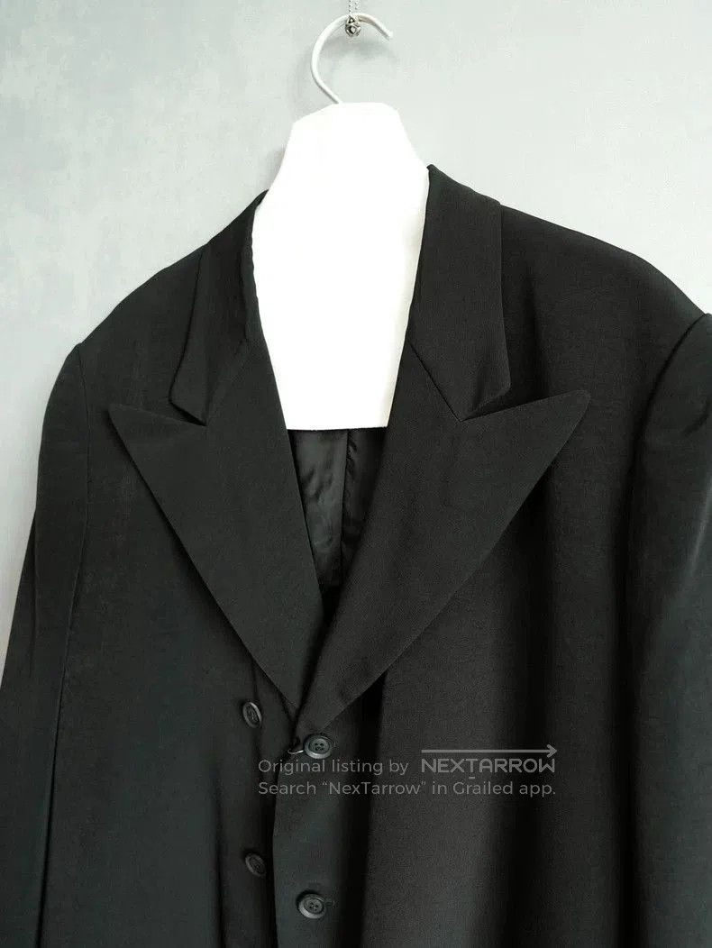 Yohji Yamamoto Double Breasted Acetate Coat by Yohji Yamamoto. Size US M / EU 48-50 / 2 - 7 Thumbnail