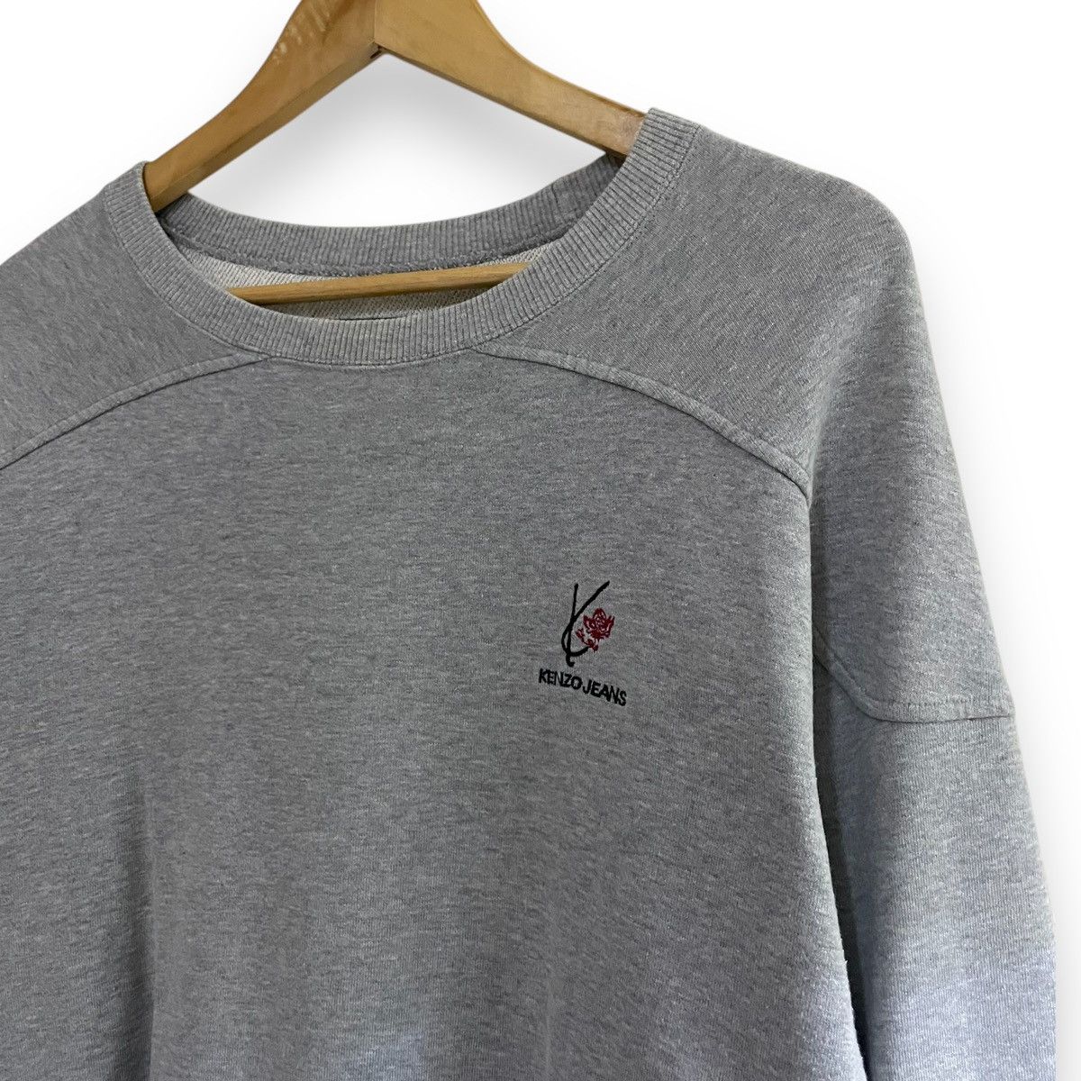 Japanese Brand ORIGINAL KENZO MADE IN JAPAN GREY SWEATSHIRT Size US L / EU 52-54 / 3 - 4 Thumbnail