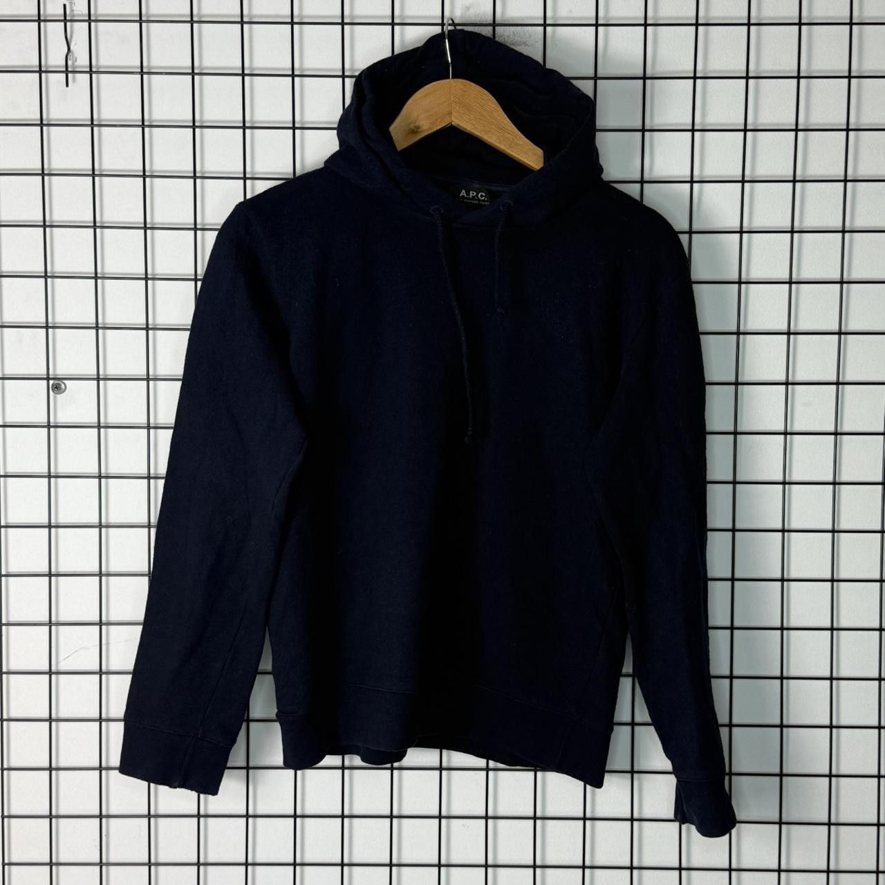 A.P.C. A.P.C. navy blue hoodie Wool Size US M / EU 48-50 / 2 - 1 Thumbnail