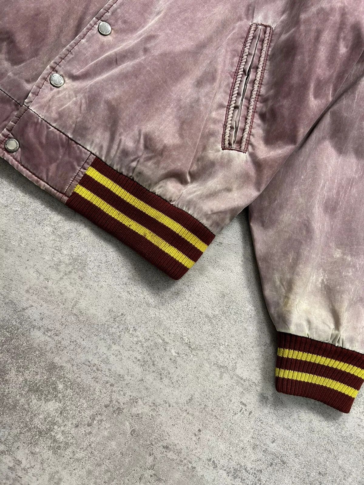 NFL × Vintage WASHINGTON REDSKINS EAST POINT STONE WASH BOMBER JACKET Size US L / EU 52-54 / 3 - 11 Thumbnail