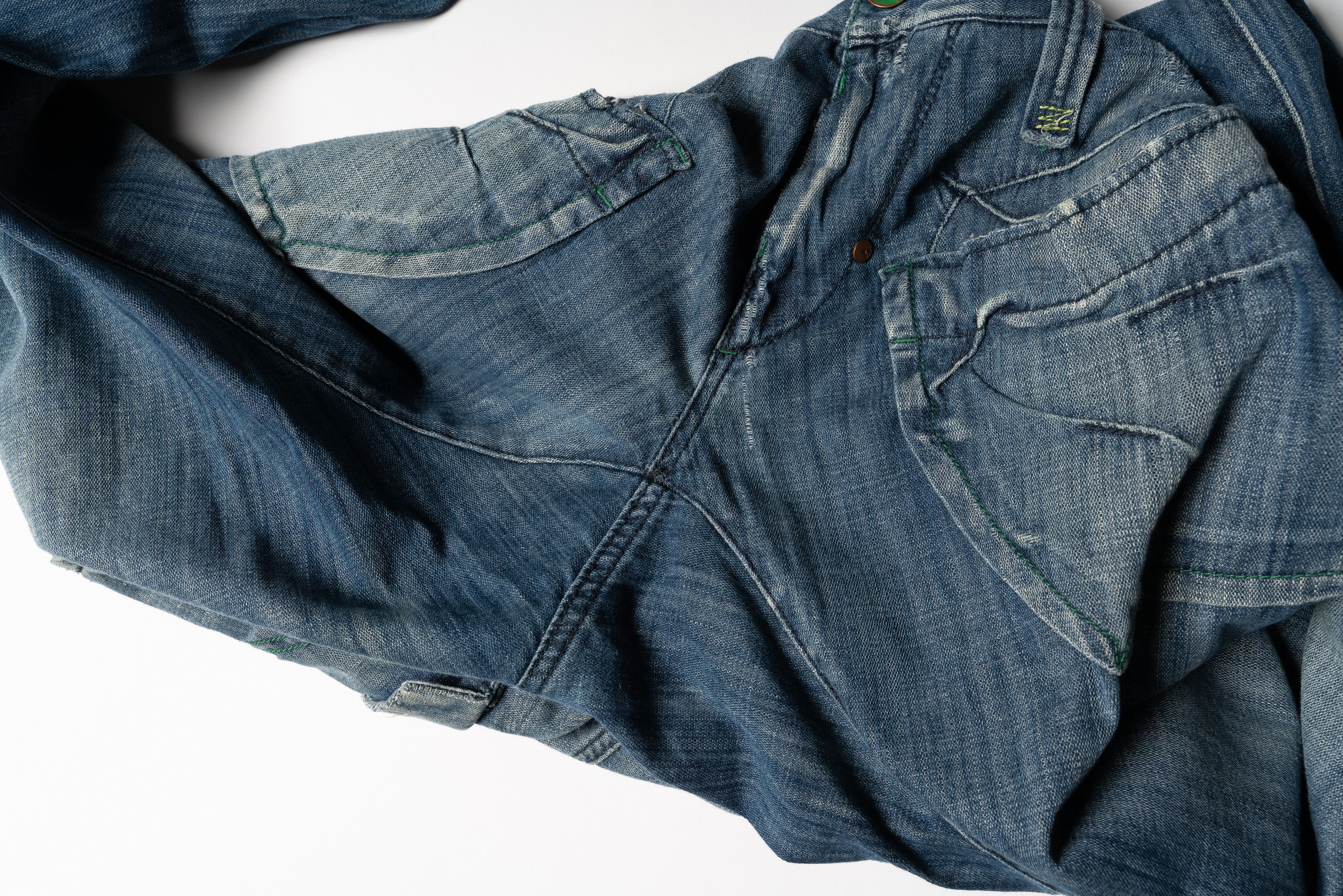 Energie 🔵ENERGIE Vintage Distressed Denim Jeans Y2K Size US 32 / EU 48 - 17 Thumbnail