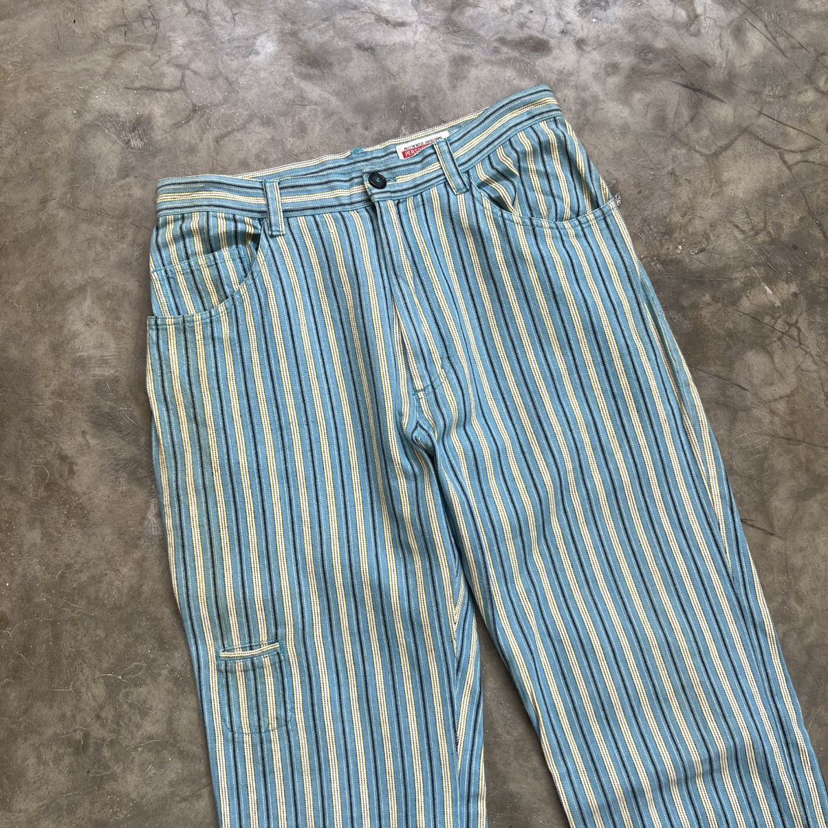 Kapital Vintage Person’s Kapital Style Stripe Mini Pocket Pants Size US 27 - 3 Thumbnail