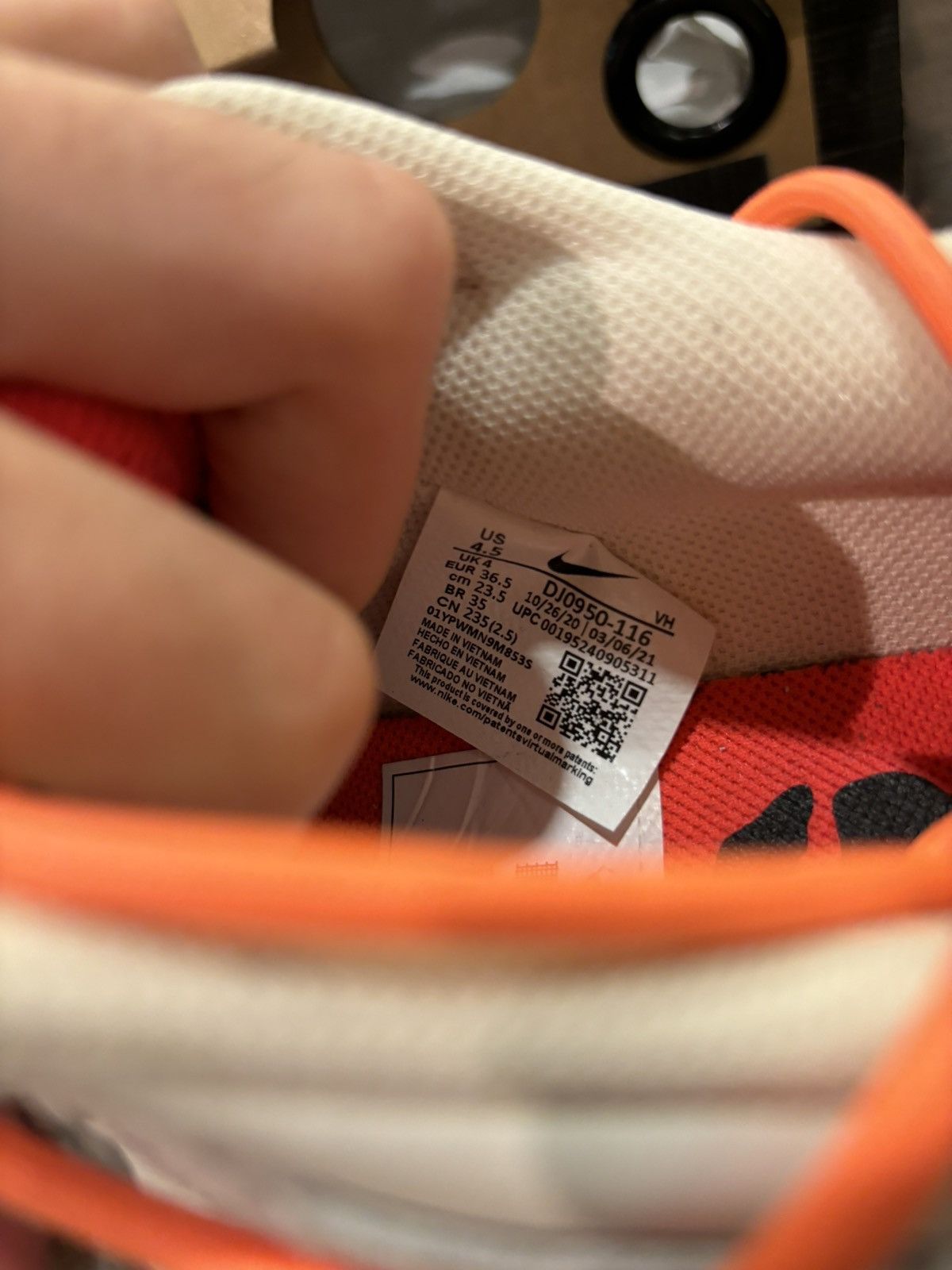 Nike × Off-White Nike Off-White Dunk Lot 31 4.5 Size US 6 / IT 36 - 8 Thumbnail