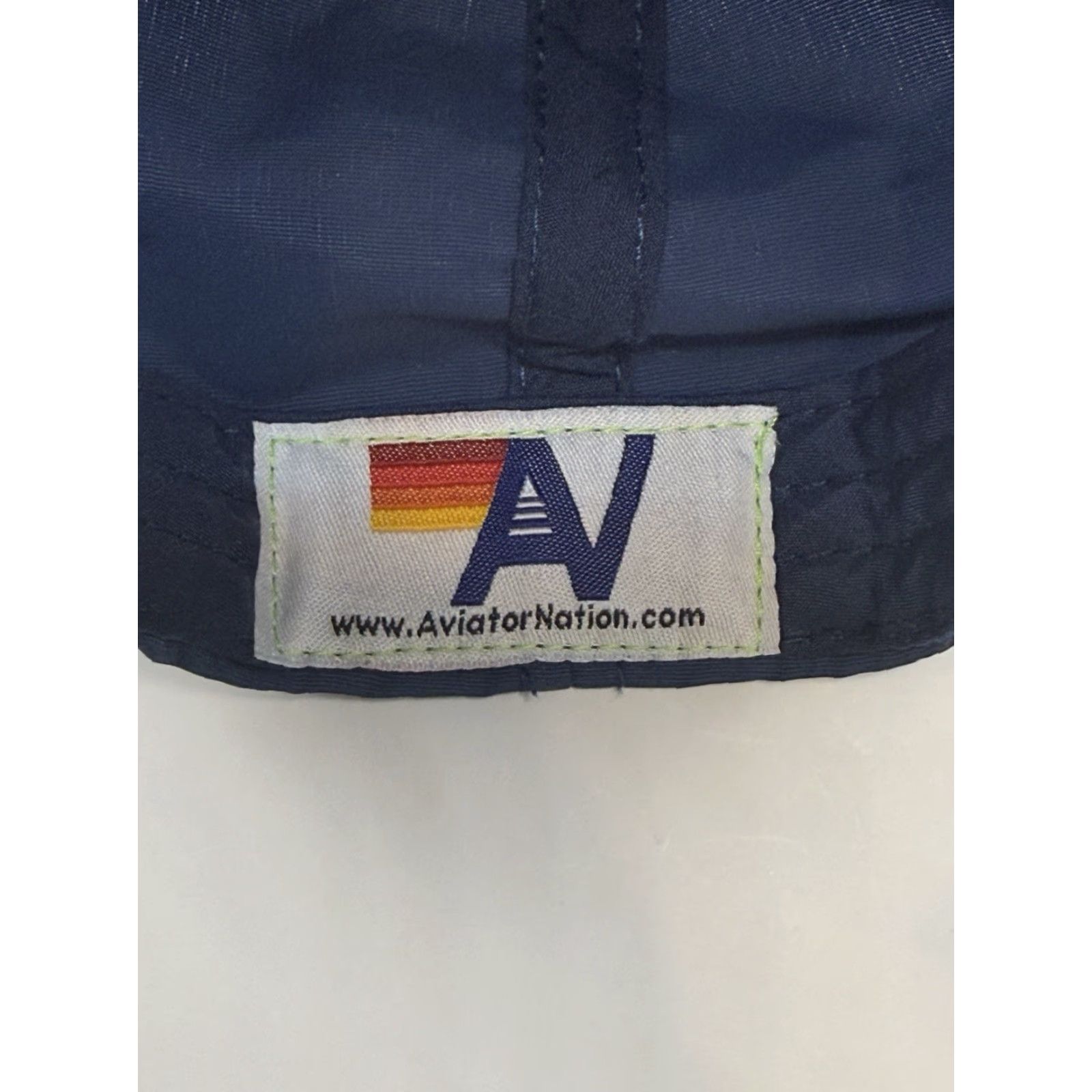 Aviator Nation Aviator Nation Hat Adults One Size Blue Smiley/ Happy Face Patch Snapback Size ONE SIZE - 5 Thumbnail