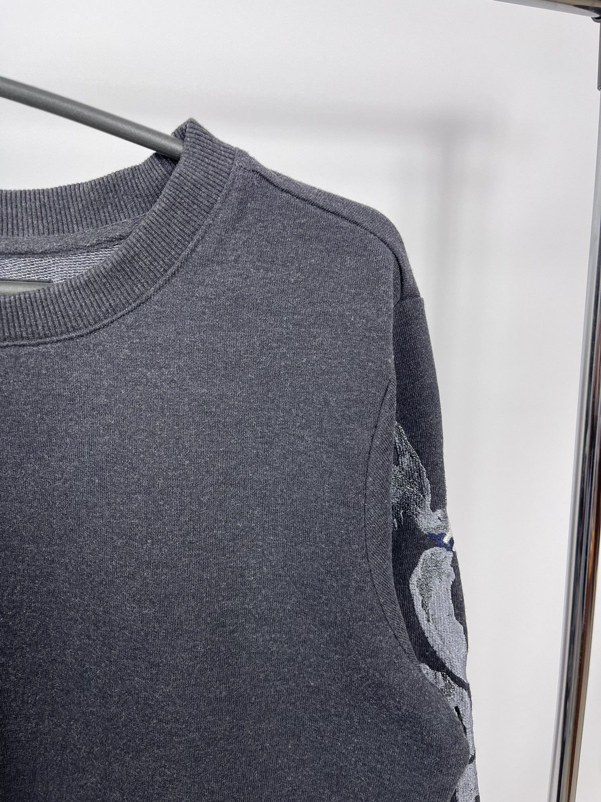 Allsaints AllSaints Sweatshirt Womens Size Small Gray Pullover Flowers Size S / US 4 / IT 40 - 2 Thumbnail