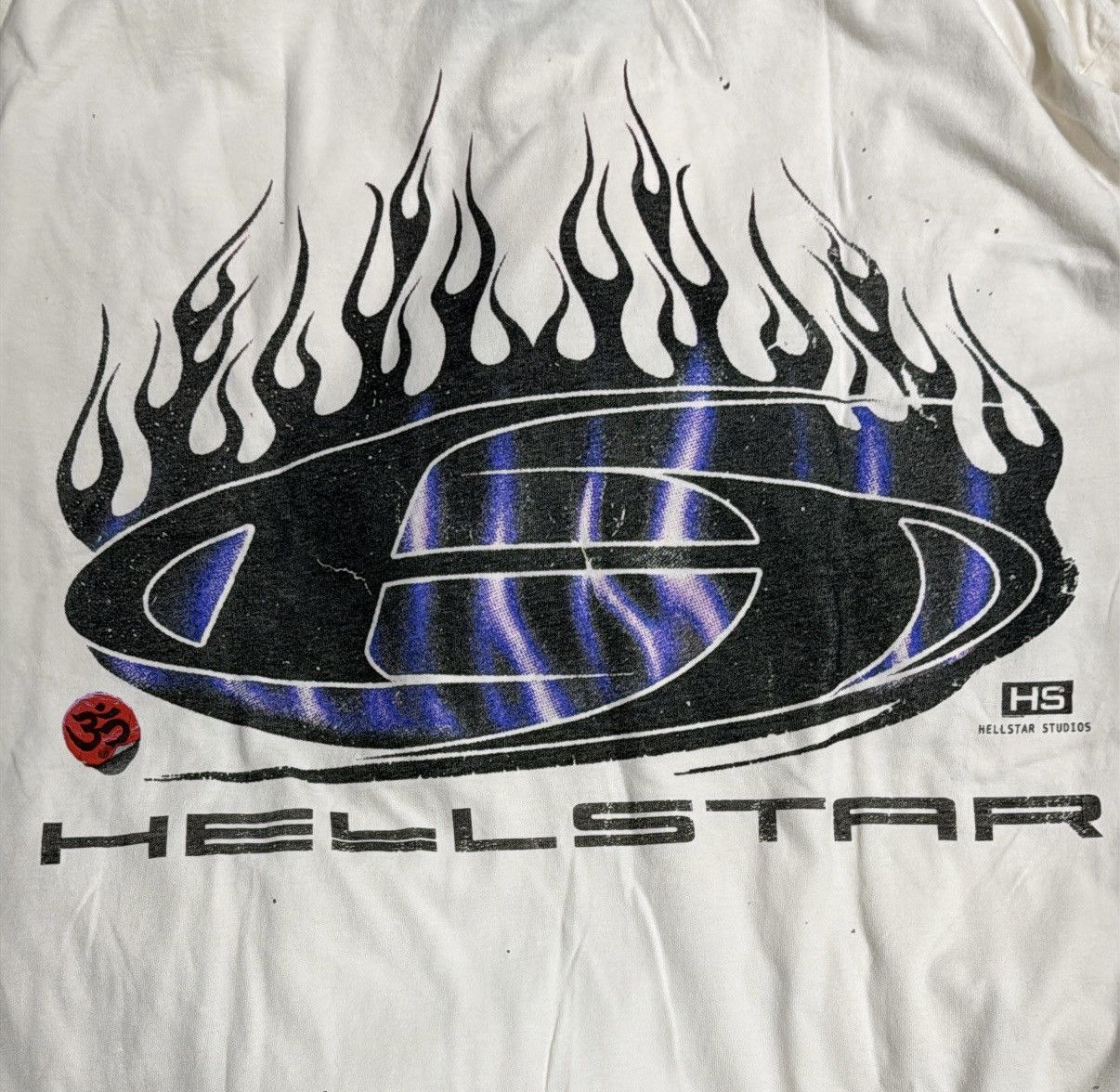 HELLSTAR Hellstar Blue Flame "H" Long Sleeve XL Size US XL / EU 56 / 4 - 4 Thumbnail