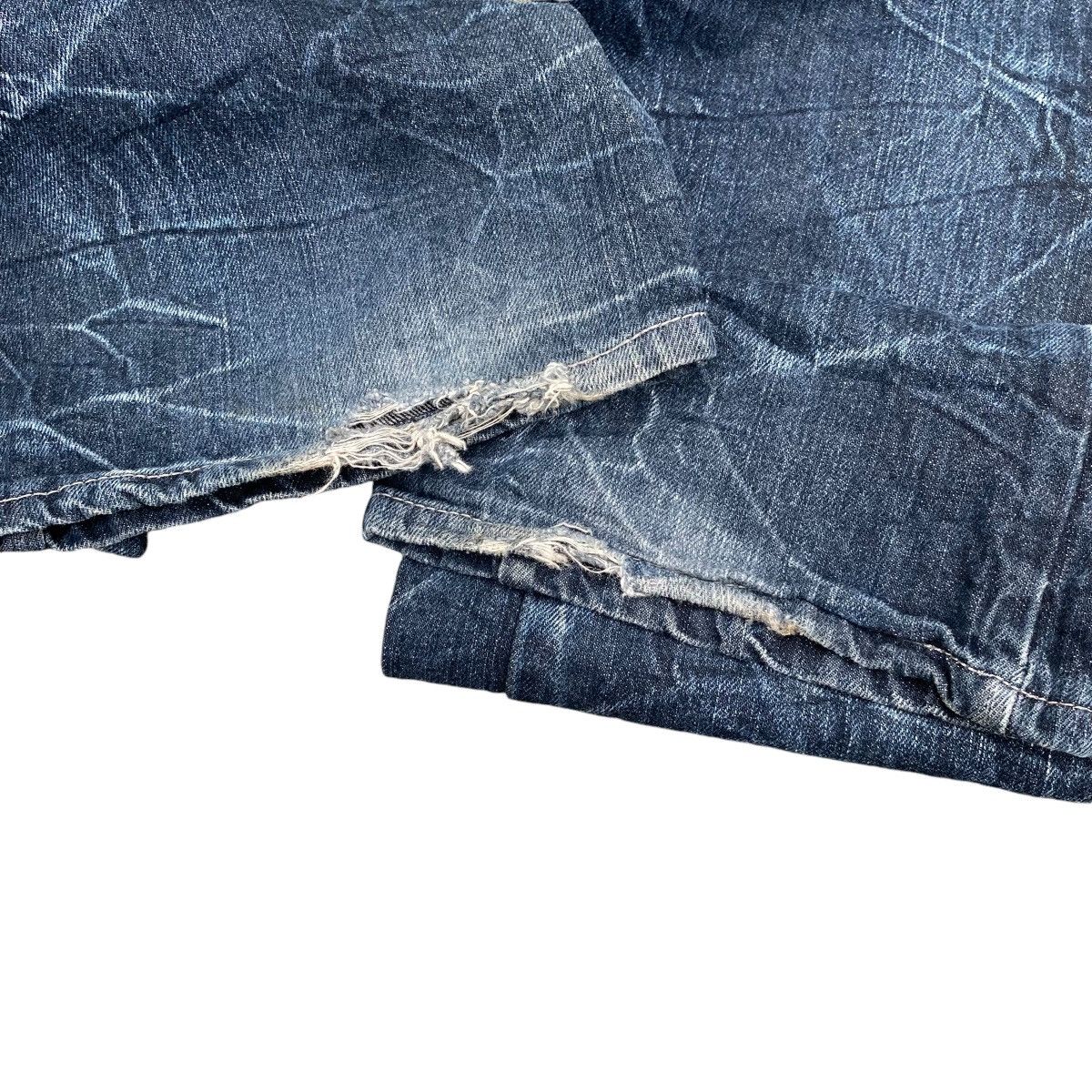 Japanese Brand Wild Life Japan Spellout Flare Jeans Hysteric Style Size US 31 - 12 Thumbnail
