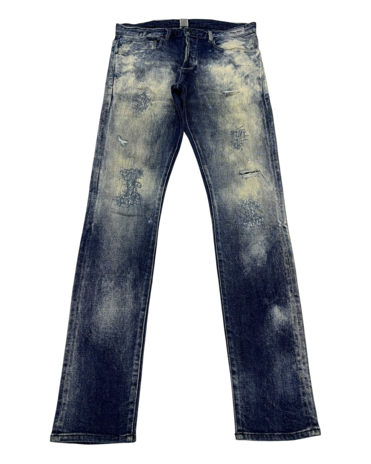 Le Grande Bleu (L.G.B.) ACID WASH LGB NUMBER NINE STYLE TERRA NULL DISTRESSED DENIM Size US 31 - 1 Thumbnail