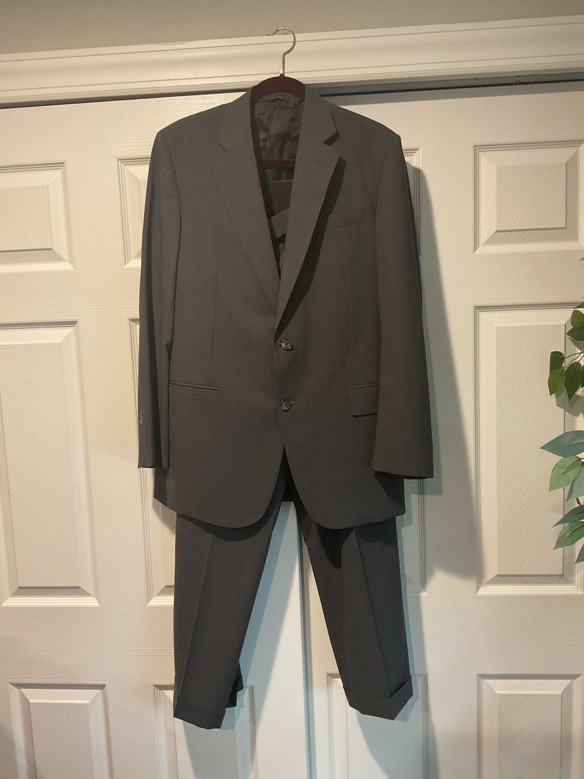 Brooks Brothers Brooks Brothers Madison BrooksCool Full Canvas Gray 2pc Suit Size 40R - 1 Thumbnail