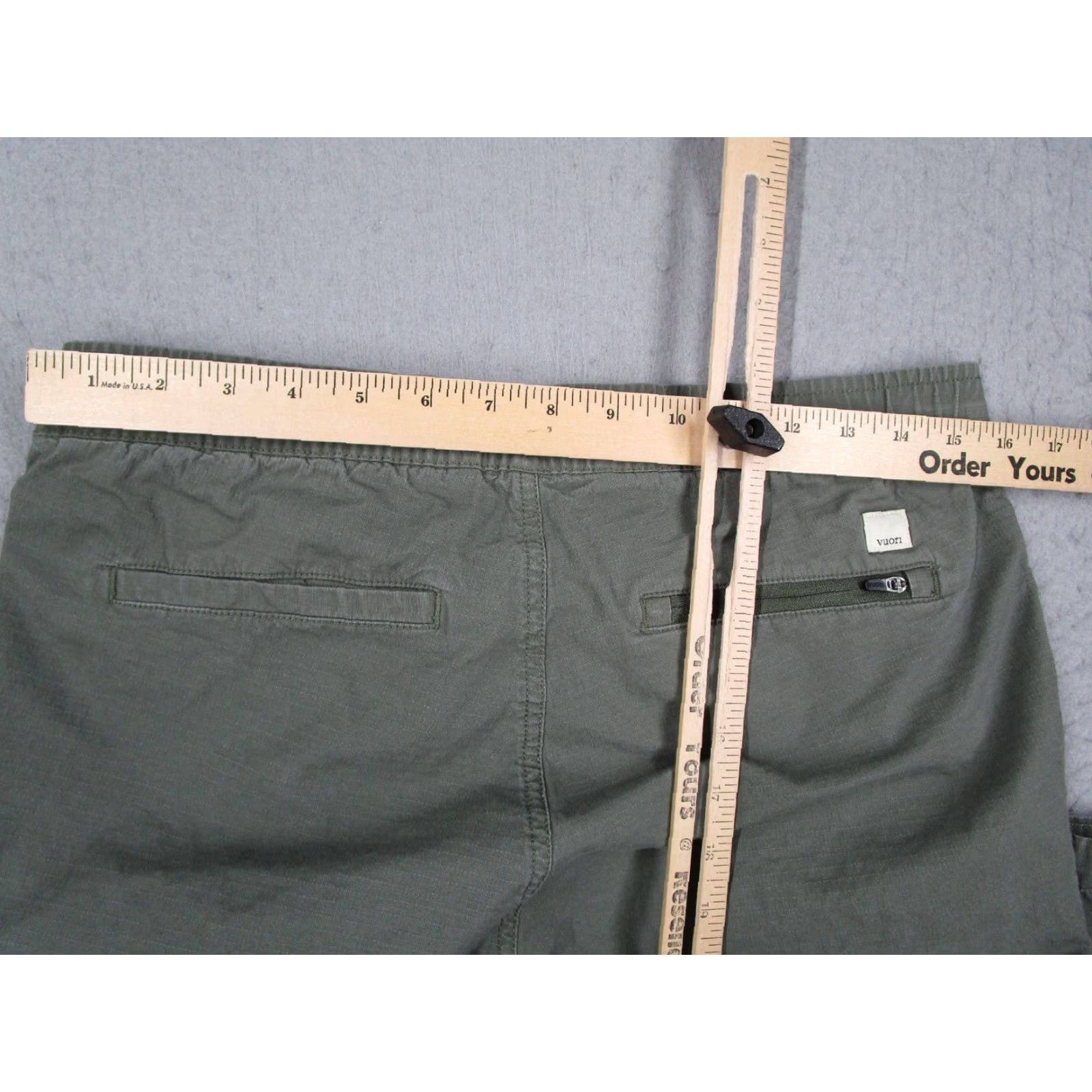 Vuori Vuori Pants Women Medium Green Ripstop Organic Cotton VW401 Active Work 30x27 Size 32" / US 10 / IT 46 - 5 Thumbnail