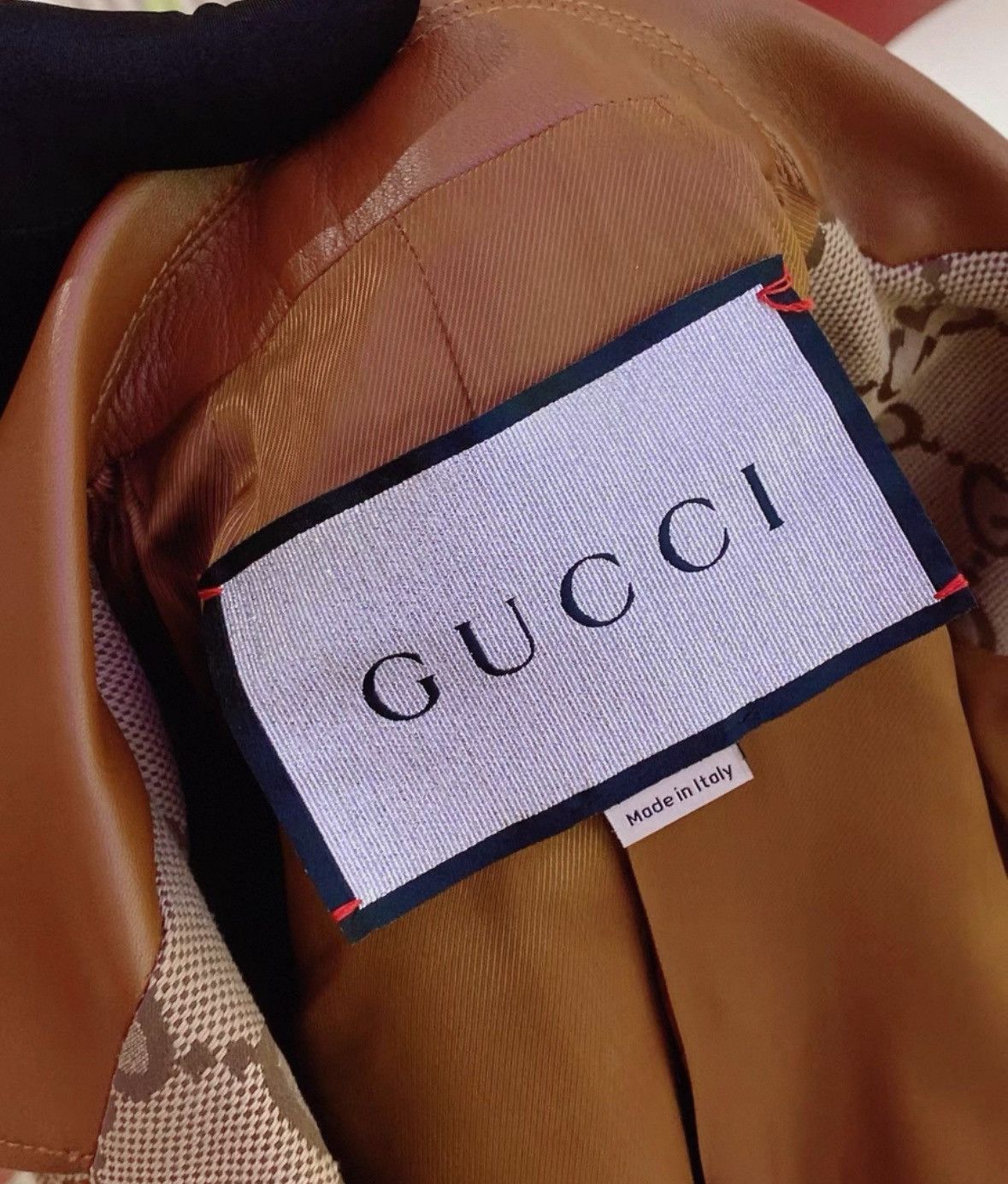 Gucci Gucci Full-print old-fashioned leather suit jacket Size XS / US 0-2 / IT 36-38 - 5 Thumbnail