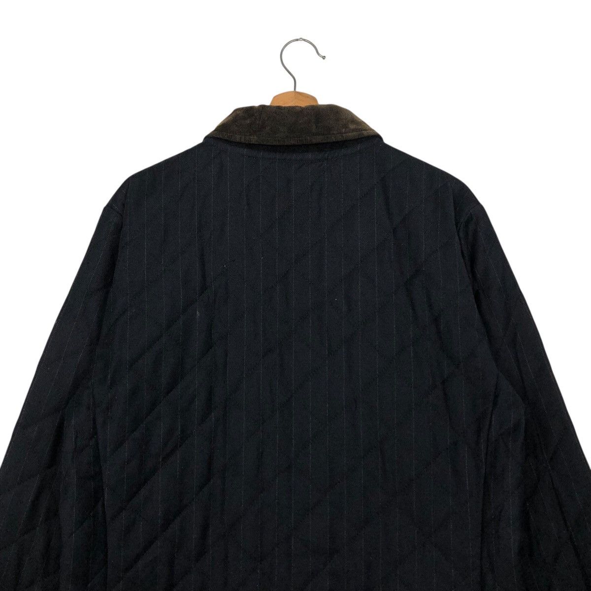 Mackintosh Men’s Quilted Coat with Button Front and Corduroy Collar Size US M / EU 48-50 / 2 - 10 Thumbnail