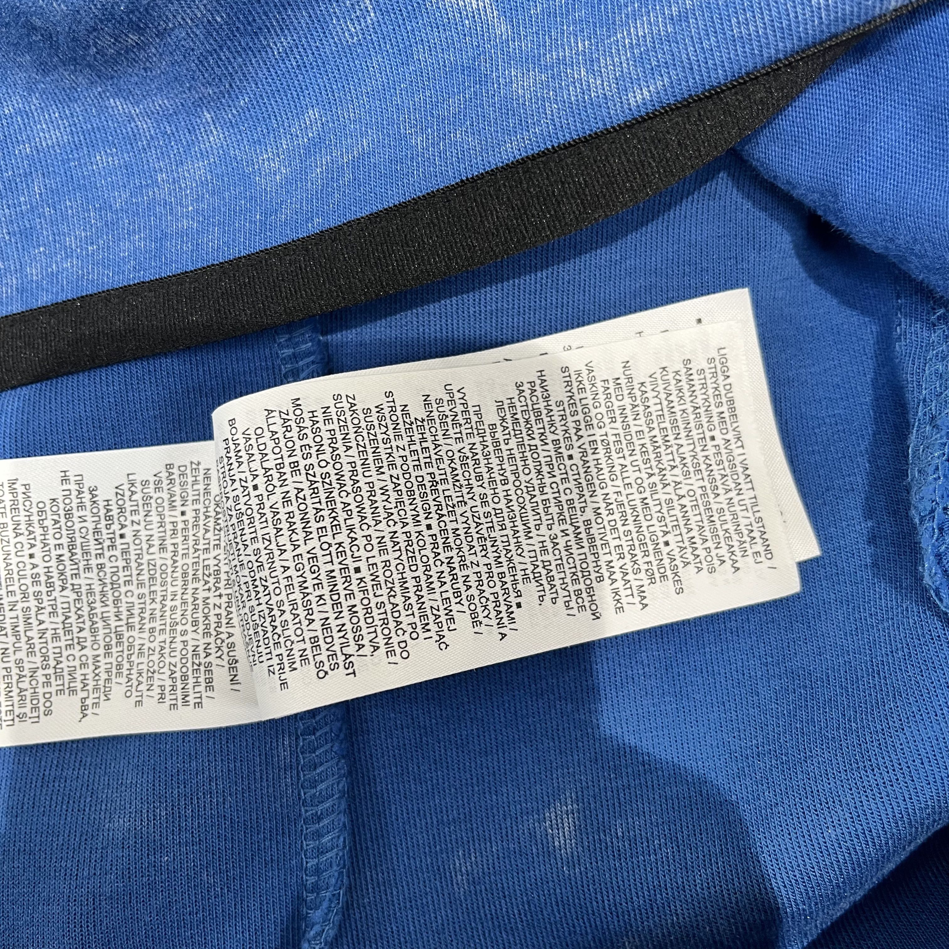 Nike Nike Tech Fleece Wash Full Zip Hoodie Dark Marina Blue/Black Size US M / EU 48-50 / 2 - 10 Thumbnail