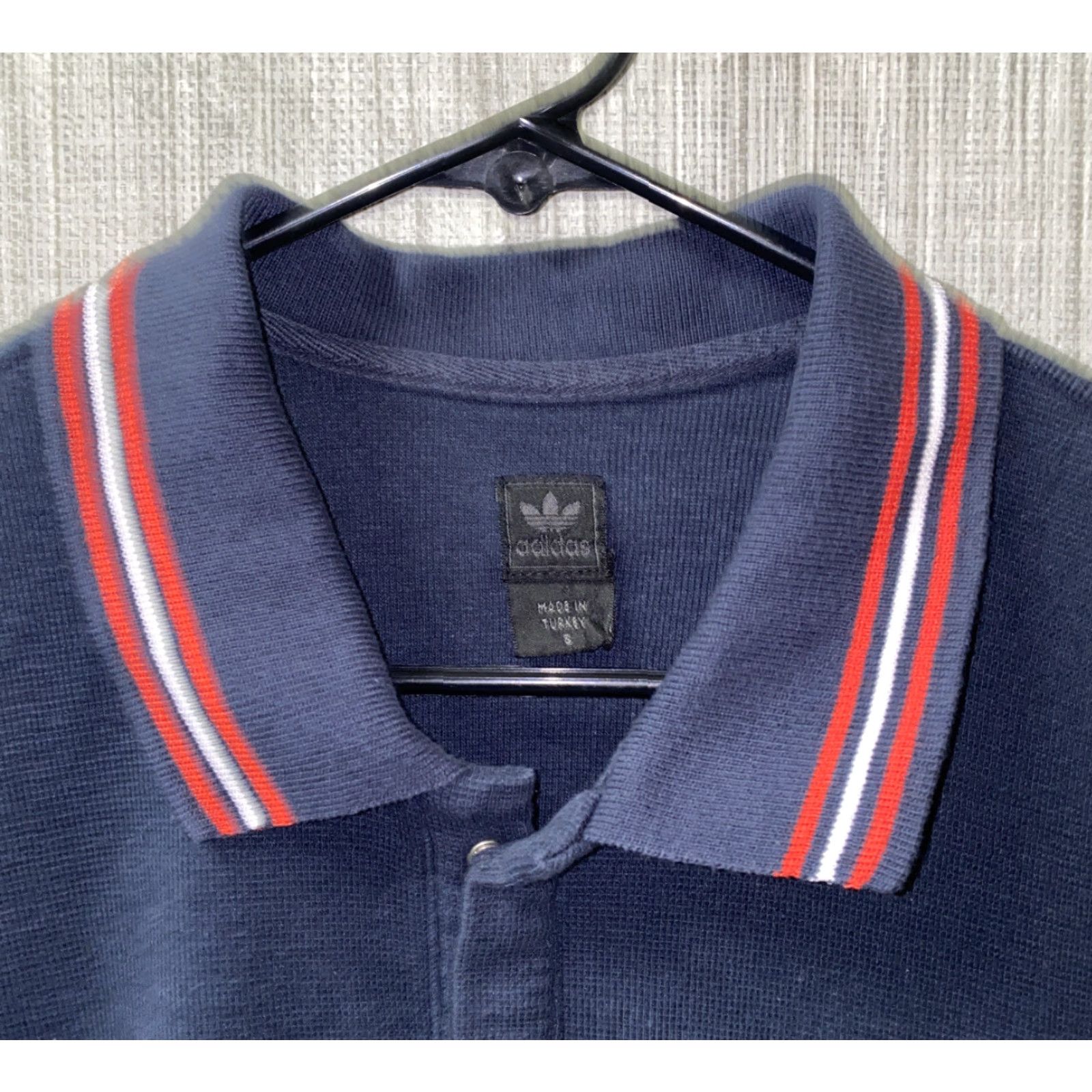 Adidas VINTAGE Adidas Womens Navy Blue Short Sleeve Golf Polo Shirt Size S Size S / US 4 / IT 40 - 3 Thumbnail