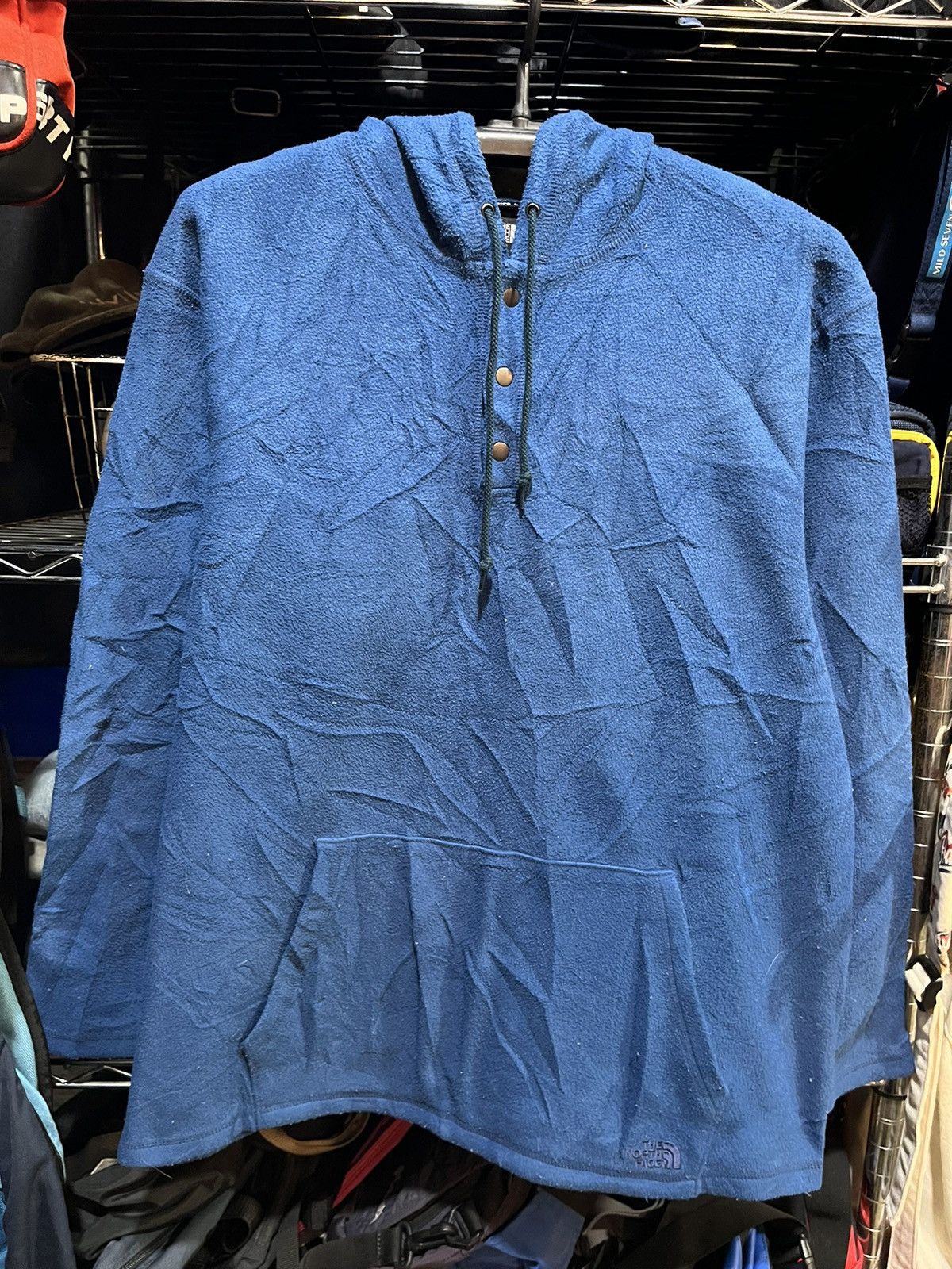 The North Face The North Face Half-Buttons Hoodie Fleece Logo Size US L / EU 52-54 / 3 - 1 Thumbnail