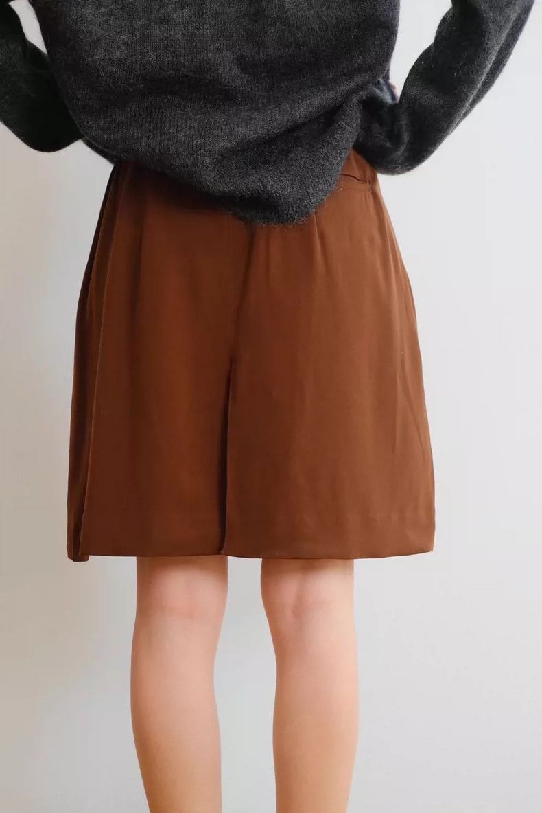 Kenzo KENZO size1 Chocolate mousse skirt pants Size 24" / US 00 / IT 34 - 5 Thumbnail