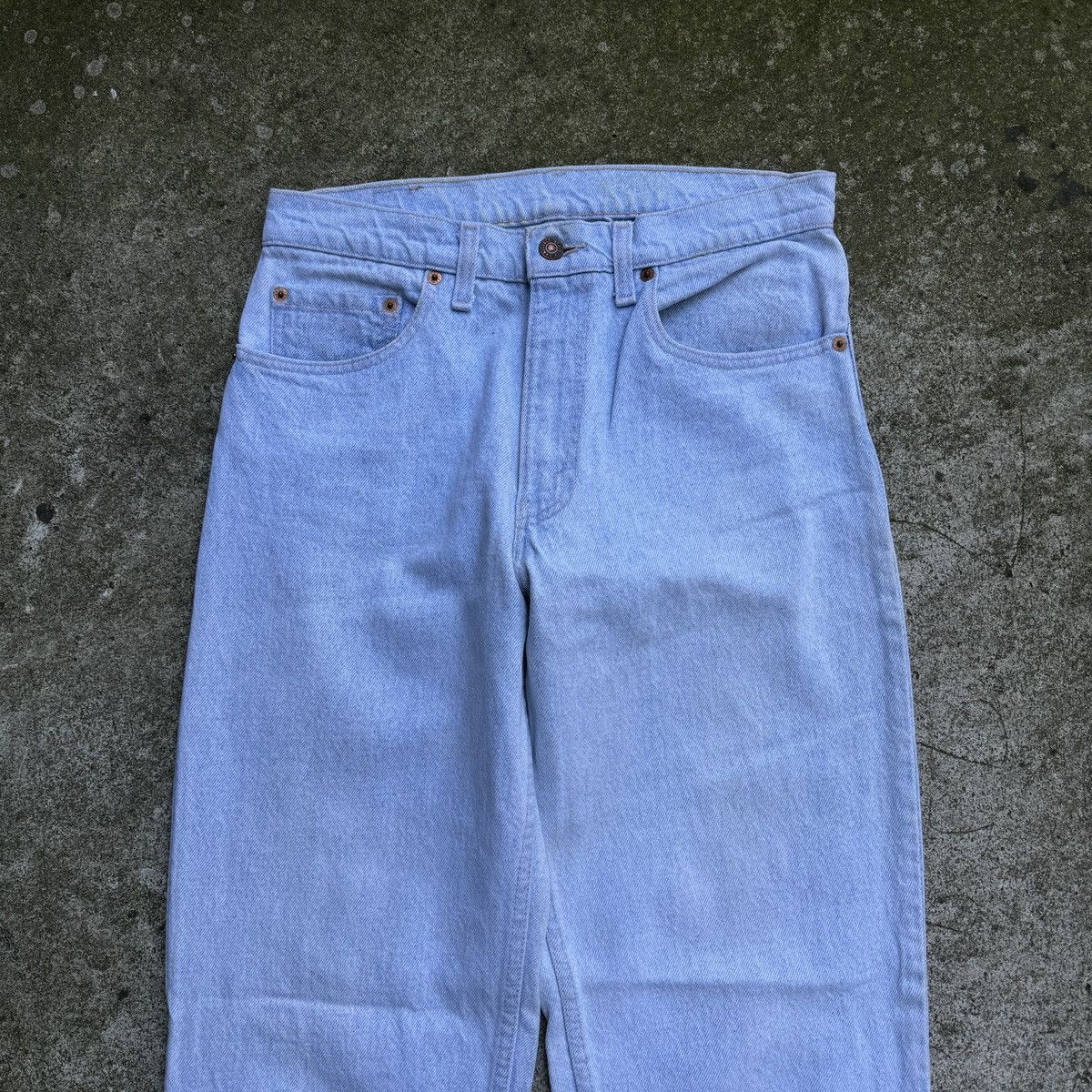 Levi's 90s Levi's 550 Light Wash Baggy Jeans ERD Grunge Chrome Size US 30 / EU 46 - 3 Thumbnail