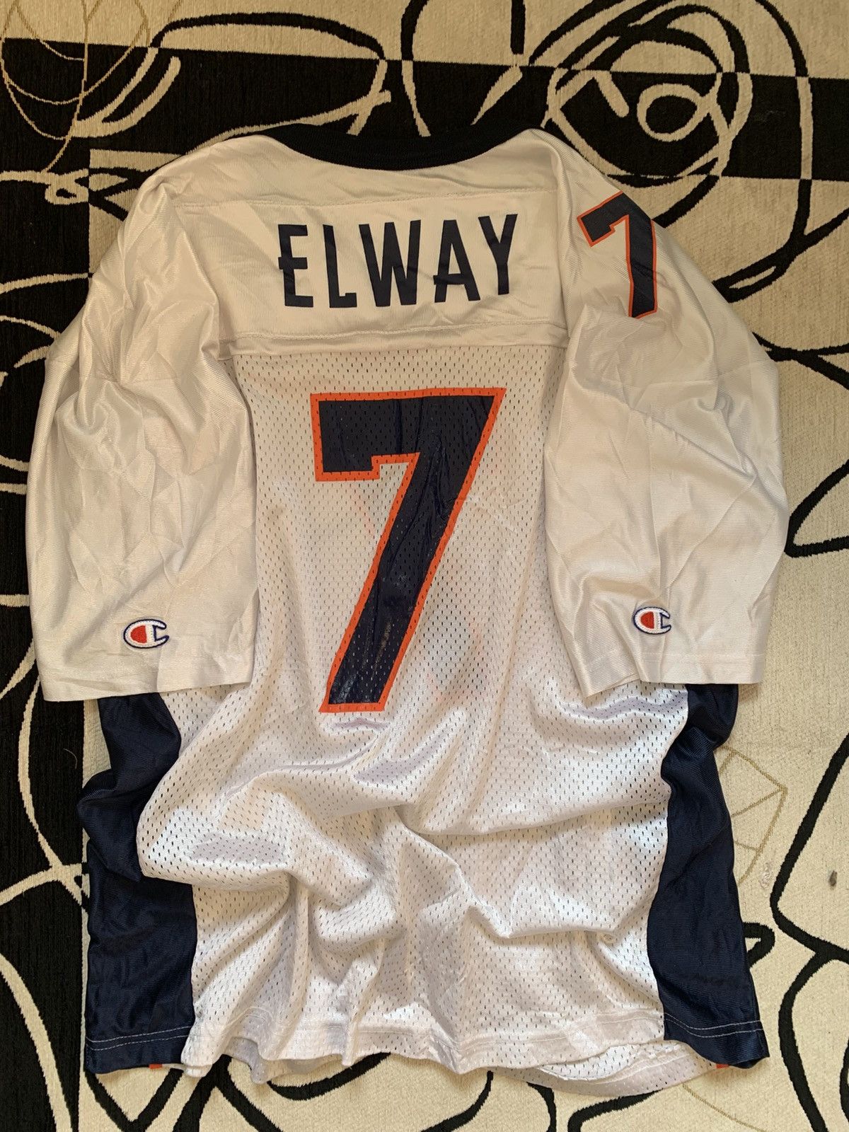 Champion Denver Broncos Jersey Elway 17 NFL Champion 90’s Vintage Usa Size US XL / EU 56 / 4 - 8 Thumbnail