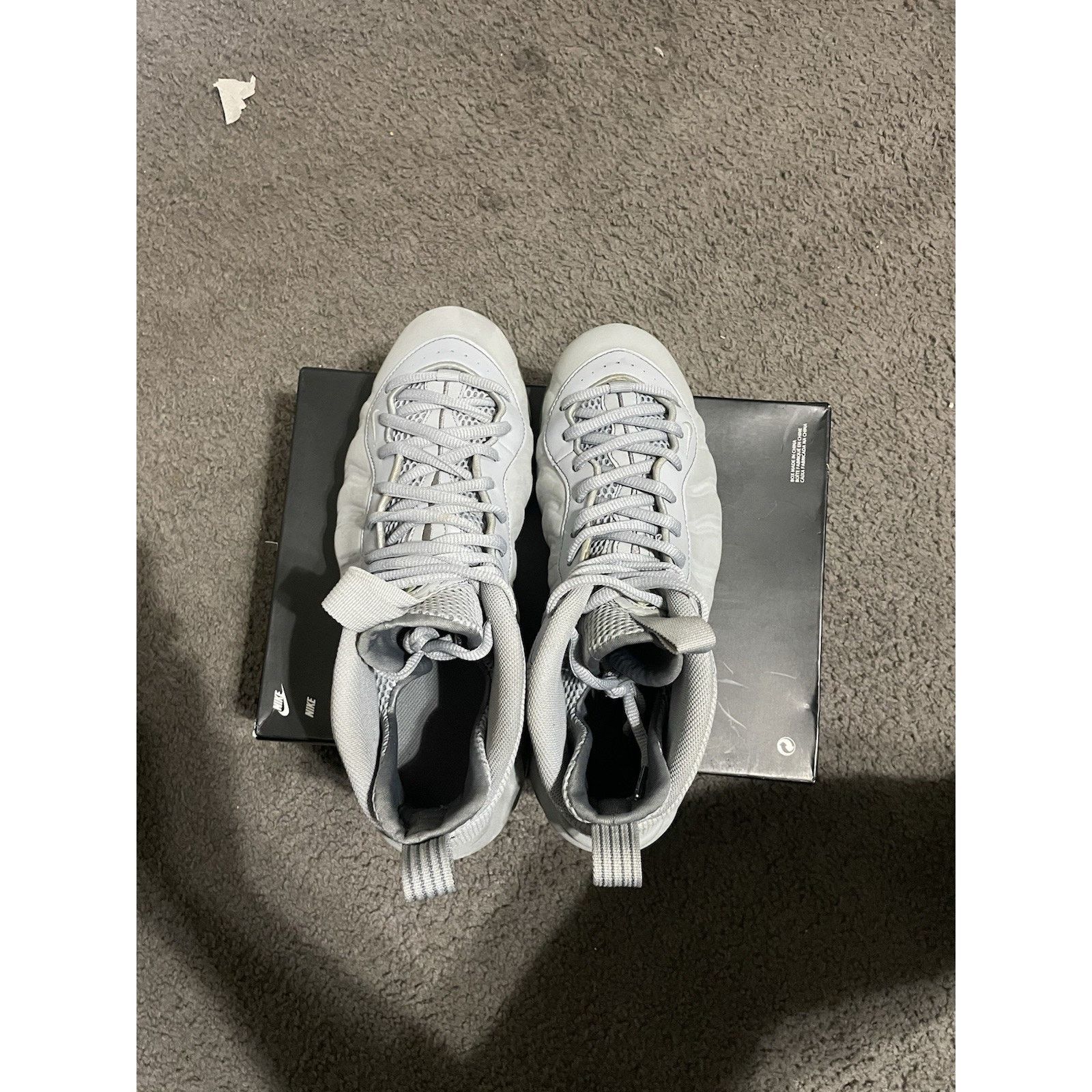 Nike Size 10-MIXMATCH Air Foamposite One PRM Wolf Grey US 9.5 &11 Size US 10 / EU 43 - 4 Thumbnail