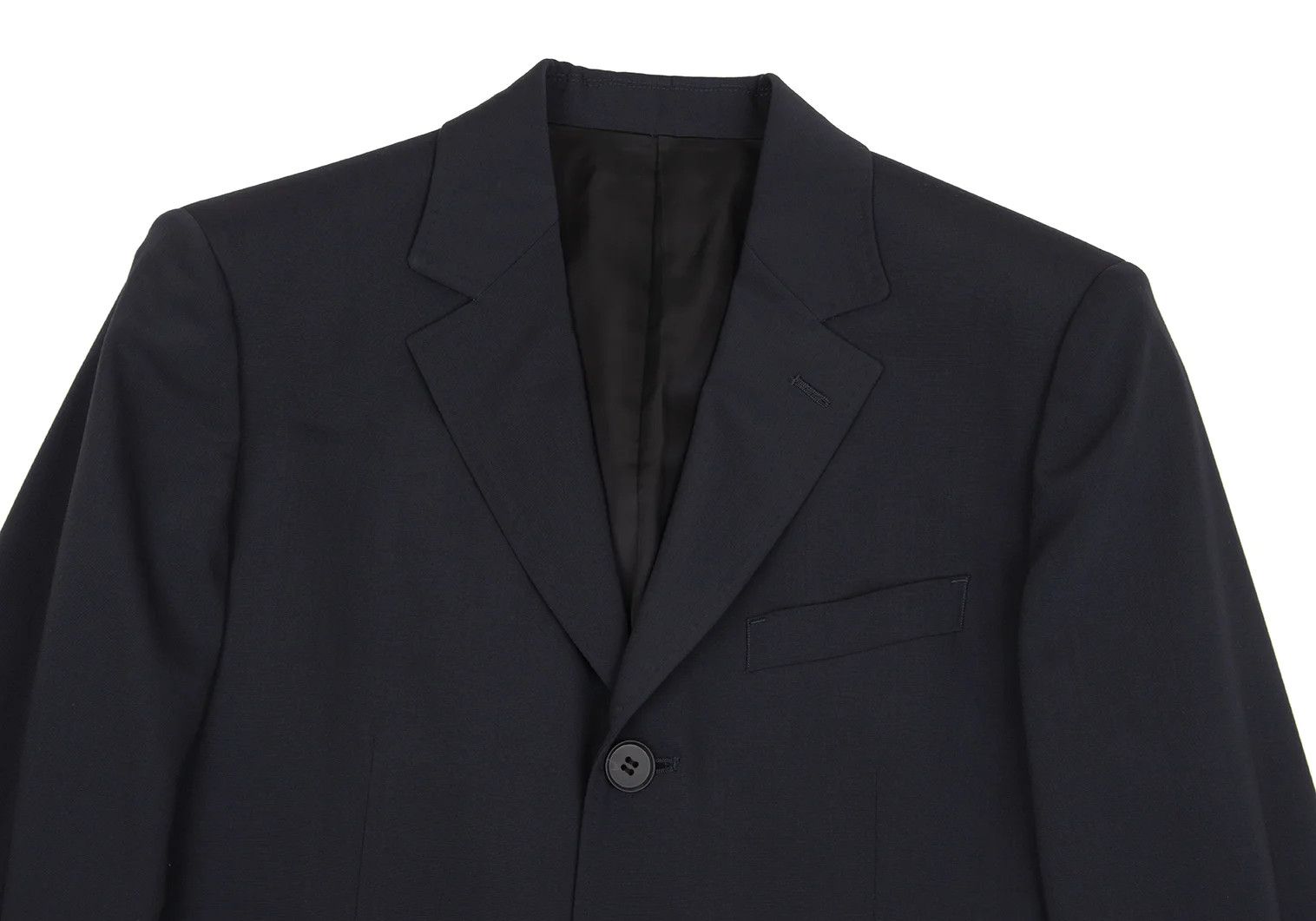 Jean Paul Gaultier Wool-Polyester Stretch 3B Jacket in Navy, Size 48 Size US M / EU 48-50 / 2 - 2 Thumbnail