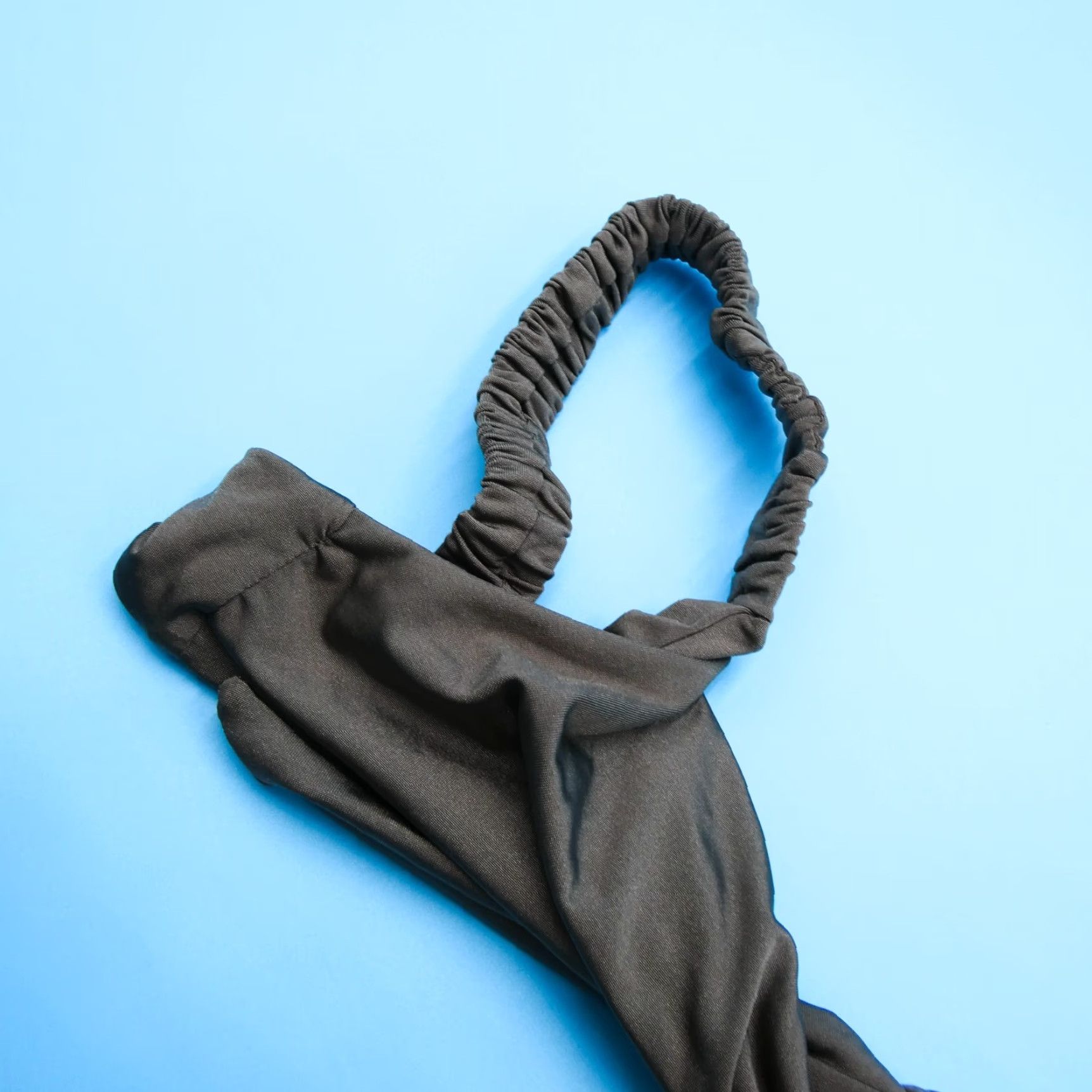 Vitamin A Bikini Top Women S Gray Wide Strap Ruched Plunge Swimwear Logo Quick Dry USA