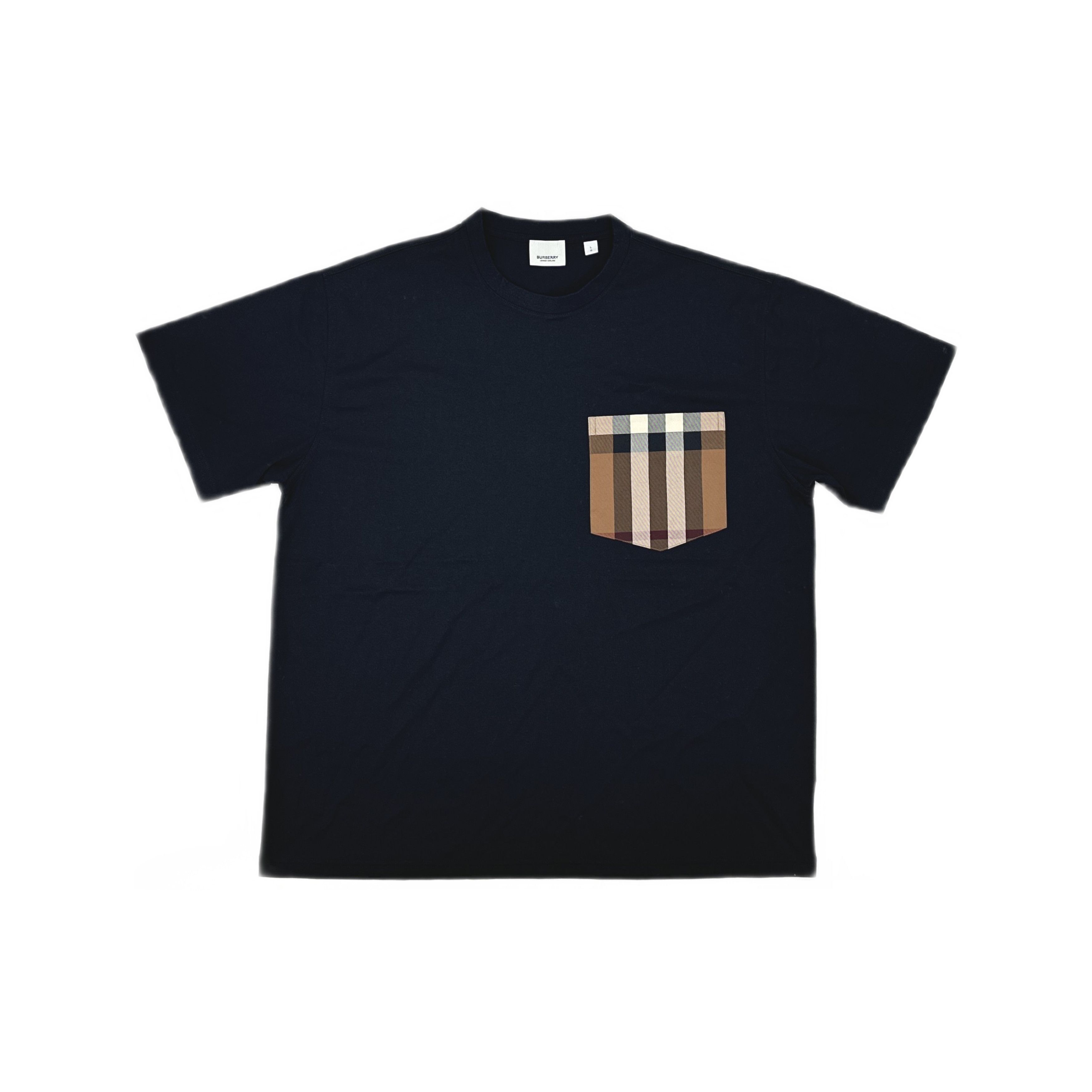 Burberry Burberry Check Pocket T-Shirt Size L Size L / US 10 / IT 46 - 1 Thumbnail