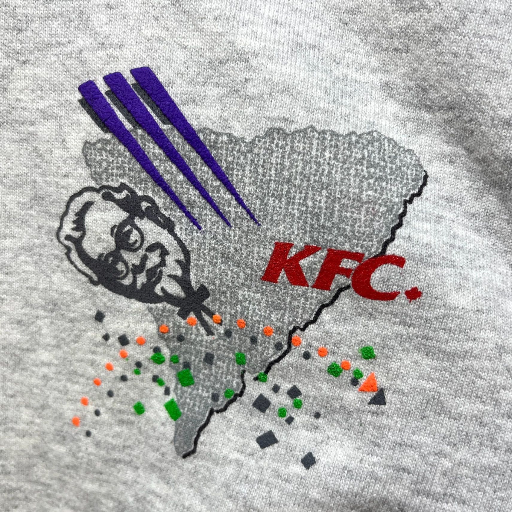 Vintage VINTAGE KFC Sweatshirt Mens M Gray 90s Pullover Kentucky Fried Chicken USA Vintage 90s Sweatshirt Men M Gray Size US M / EU 48-50 / 2 - 5 Thumbnail