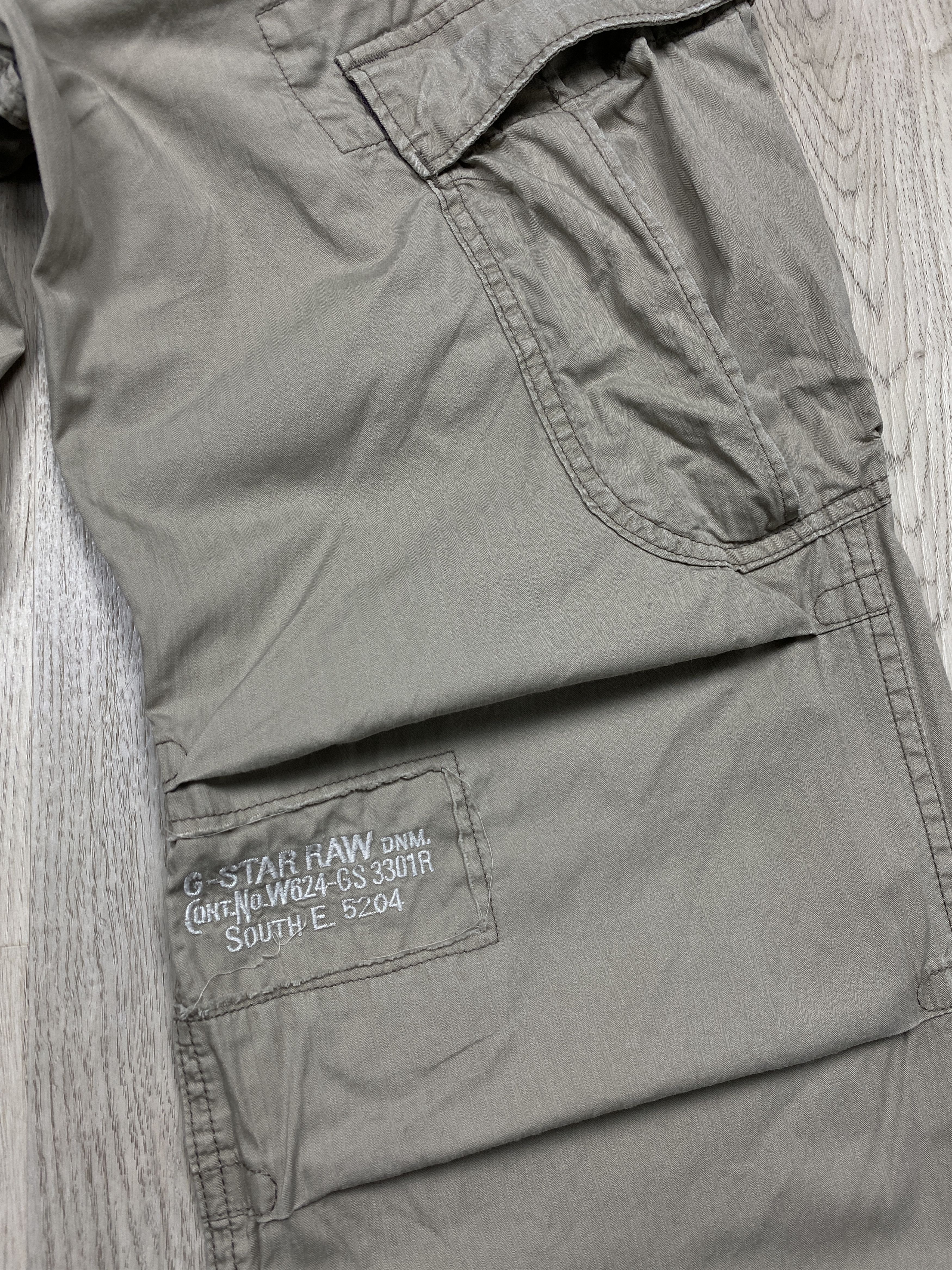 G-Star G Star Raw Vintage Mens Cargo Multi Pockets Pants Size US 36 / EU 52 - 4 Thumbnail