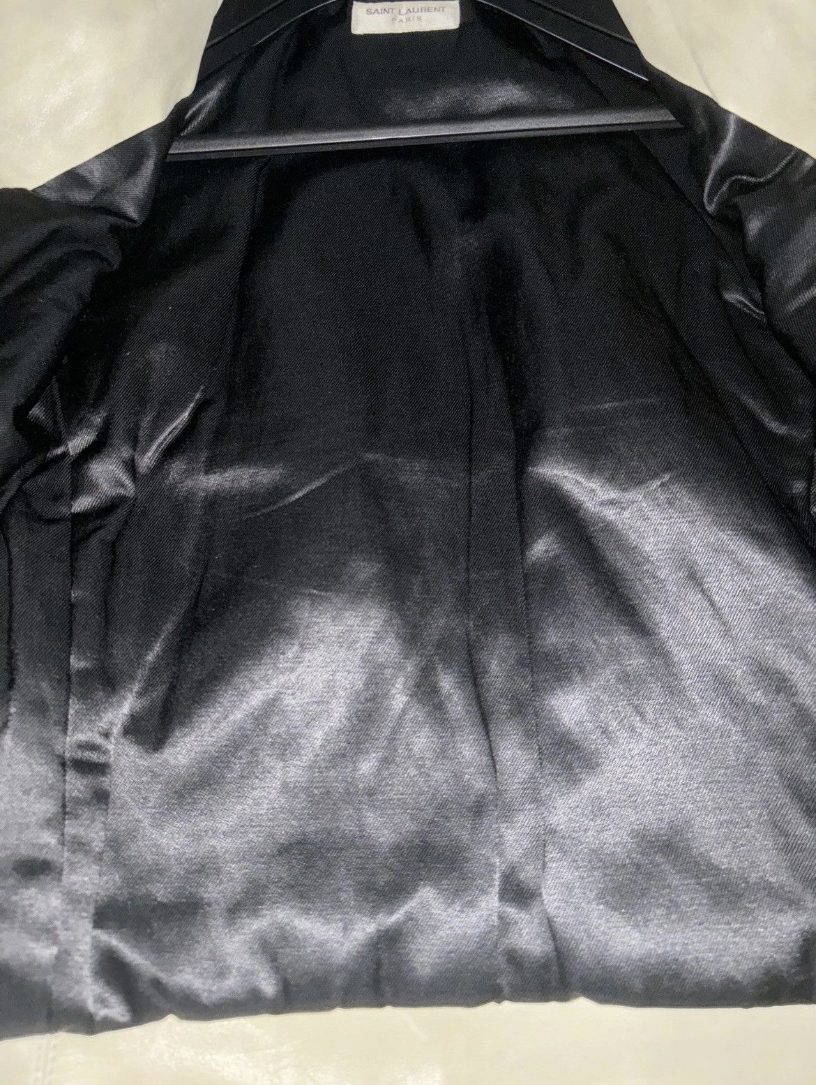 Saint Laurent Paris × Yves Saint Laurent Saint Laurent Paris SLP 14FW Black and White Leather Jacket Size US S / EU 44-46 / 1 - 4 Thumbnail