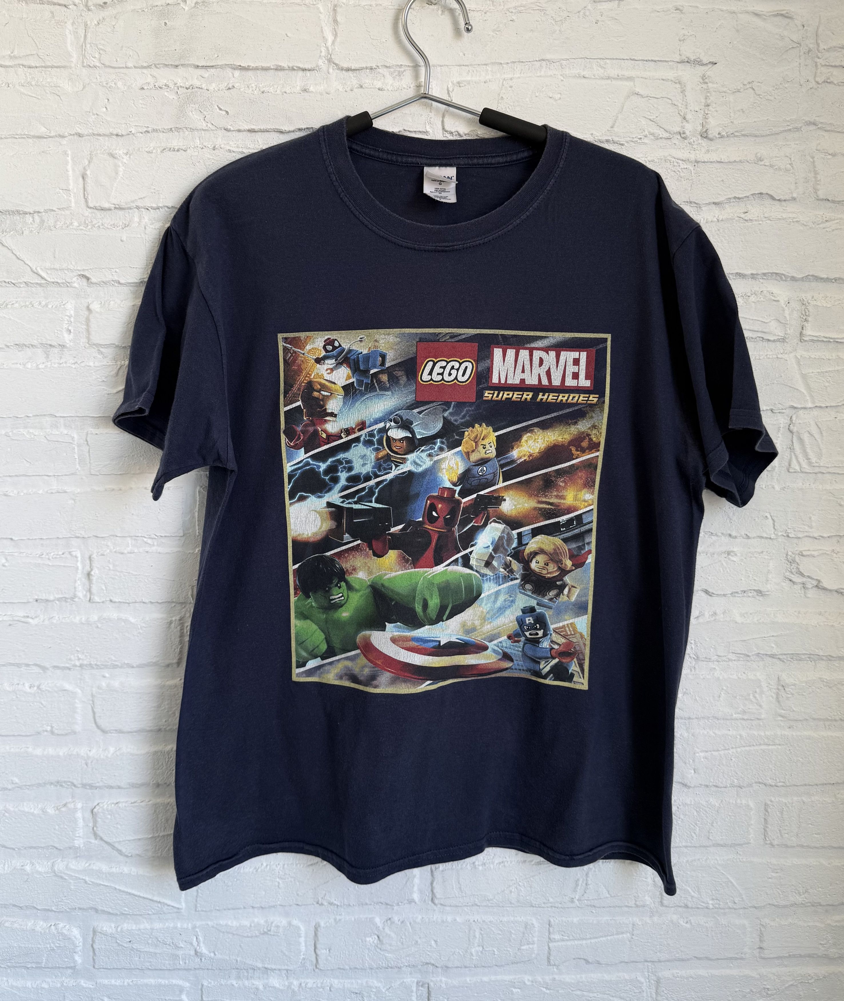 Cartoon Network × Marvel Comics × Vintage Vintage 2013 Lego marvel super heroes t-shirt Size US L / EU 52-54 / 3 - 1 Thumbnail