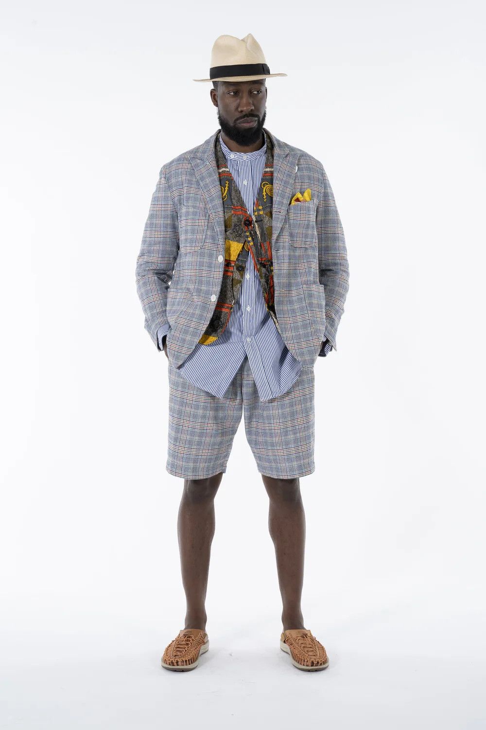 Engineered Garments New Bedford (NB) jacket in glen plaid Size US S / EU 44-46 / 1 - 1 Thumbnail