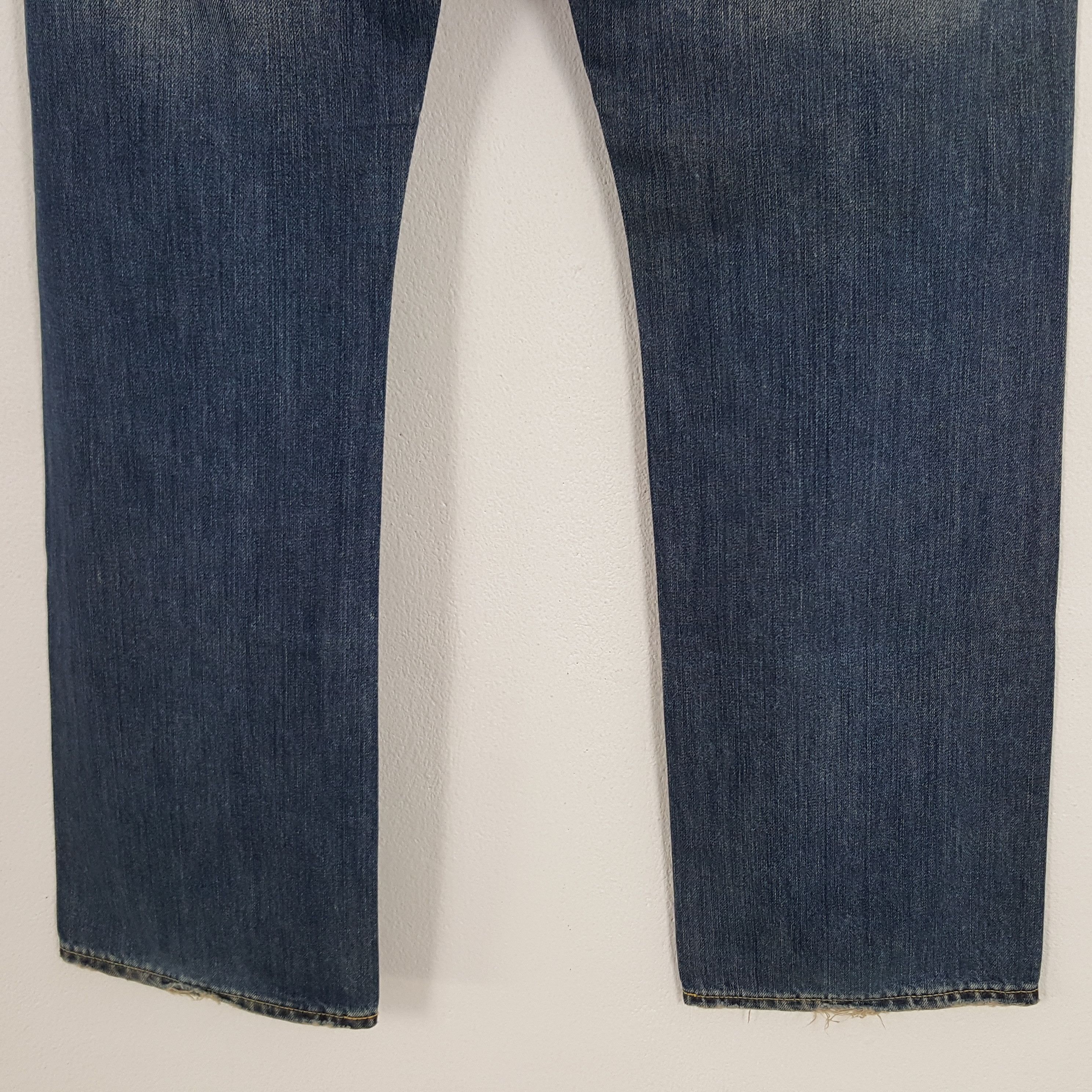 Ed Hardy × Vintage Vintage Ed Hardy USA Custom Art Big Logo Denim Jeans Size US 32 / EU 48 - 3 Thumbnail