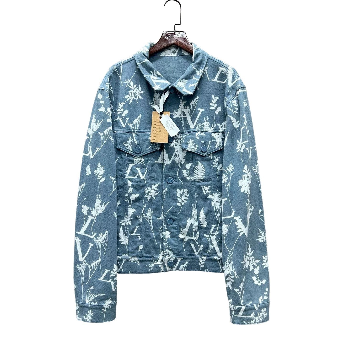Louis Vuitton Louis Vuitton Botanical Denim Jacket Size M Size US M / EU 48-50 / 2 - 1 Thumbnail