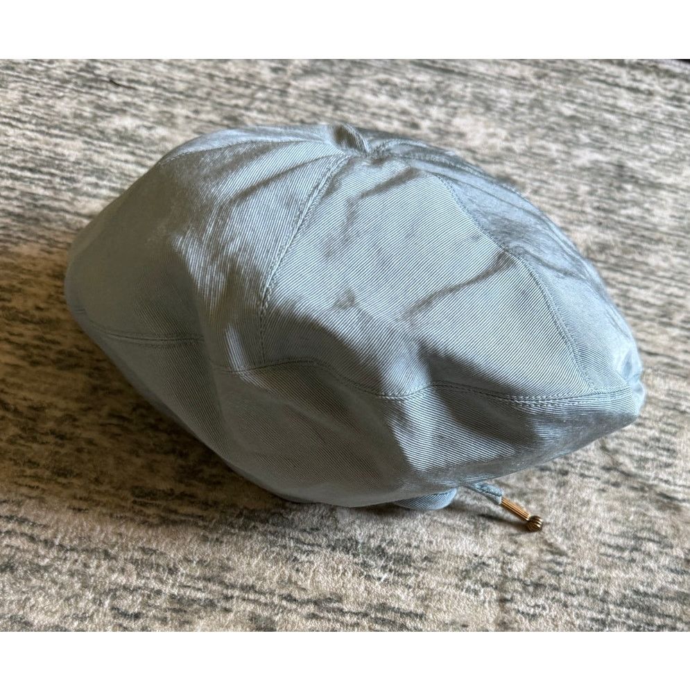 Vintage Vintage 50's Rare Emme Inc Blue Mod Hat Celadon Cap Size ONE SIZE - 3 Thumbnail